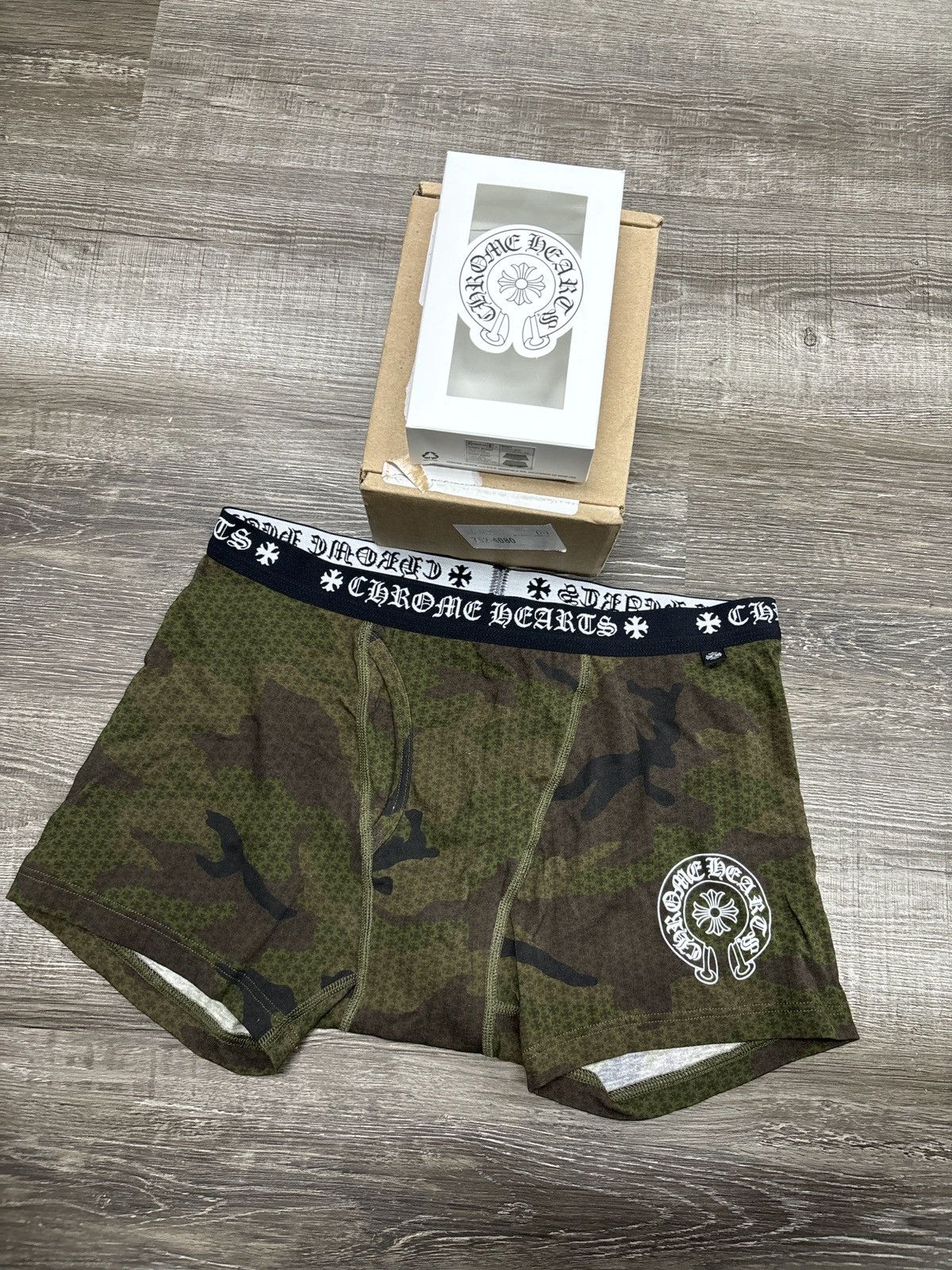 image of New Chrome Hearts Boxers Camo, Men's (Size 34)