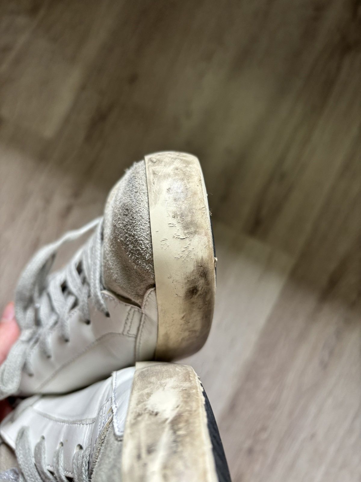Golden Goose Golden Goose Super-star with Glitter Star EU41 US10 UK8 Size US 10 / IT 40 - 10 Thumbnail
