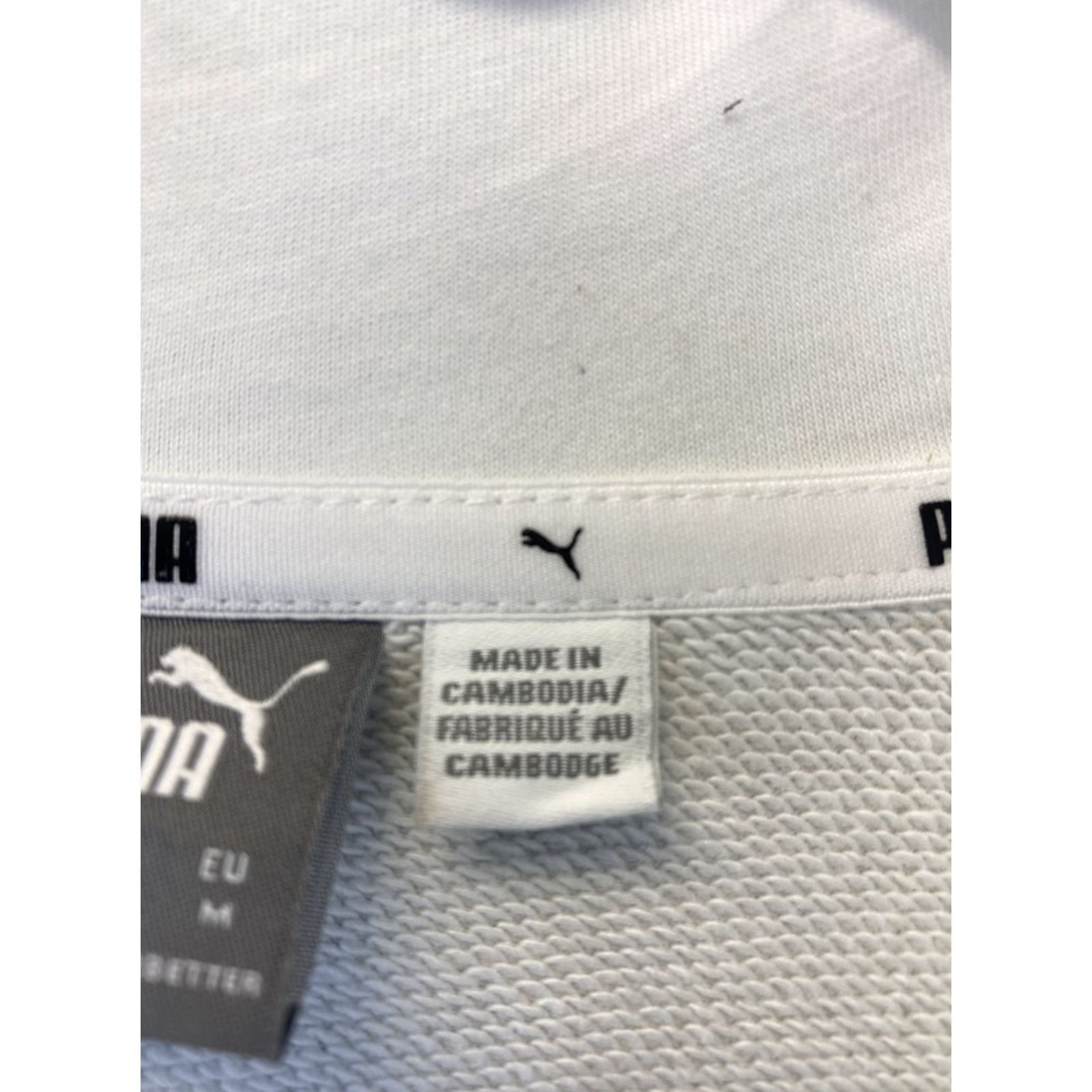 Puma NEW Puma Modern Sport Cropped Hoodie Women’s M White Activewear Size M / US 6-8 / IT 42-44 - 5 Thumbnail