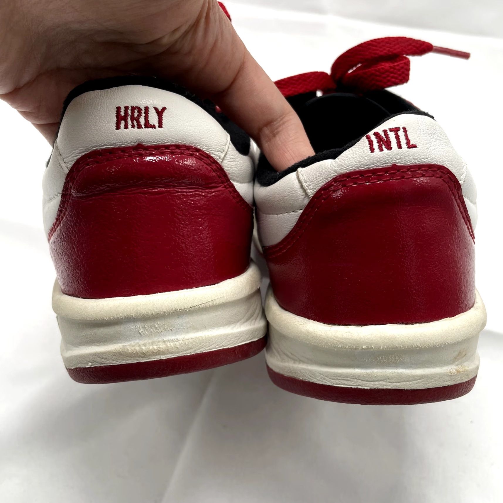 Hurley VINTAGE Hurley Sneakers Womens 6 Low Top Skater Grunge Emo Punk Red Shoes Size M / US 6-8 / IT 42-44 - 6 Thumbnail