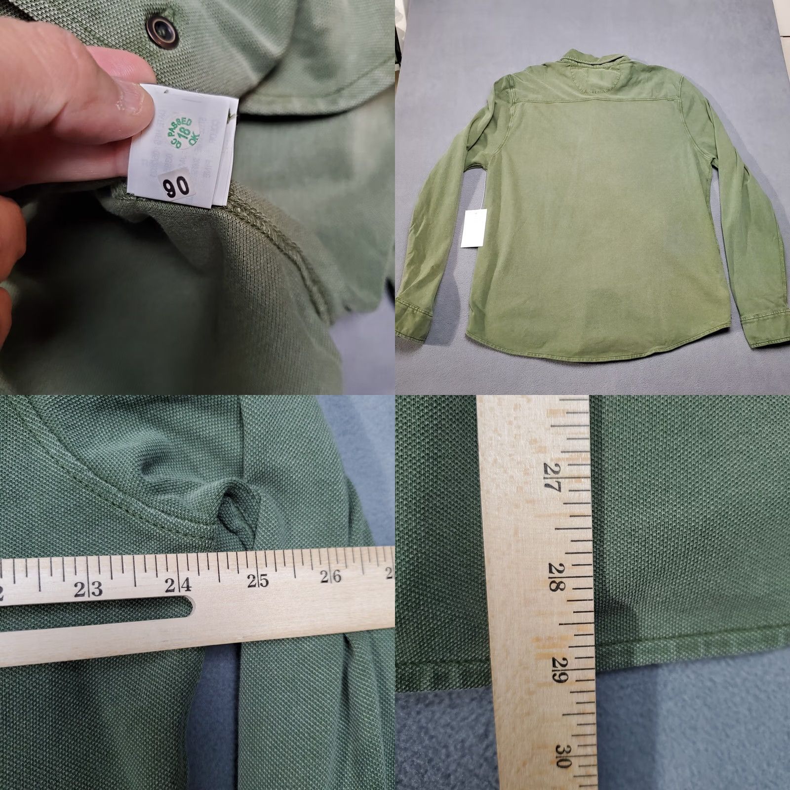 johnnie-O Johnnie-O Shirt Mens XL Pine Green Surfside Long Sleeve Button-Up Tweener W Tags New Size US XL / EU 56 / 4 - 9 Thumbnail