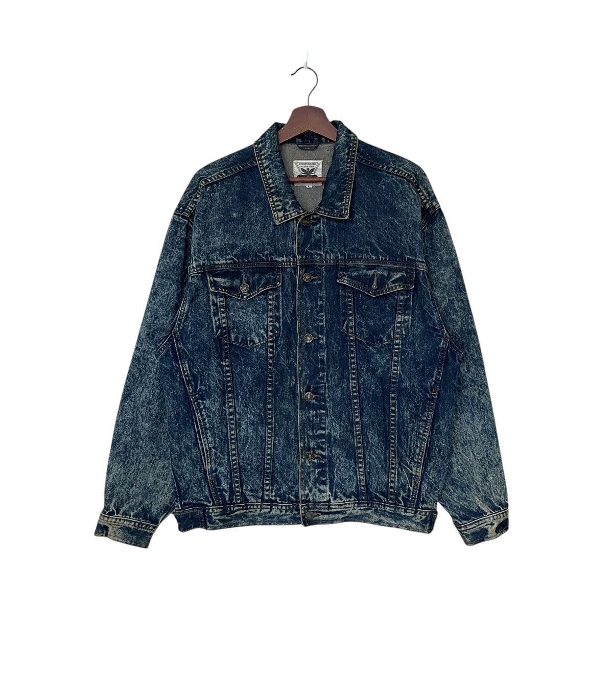 Vintage Vintage Brand Berkshine Denim Jacket 1990s Size US L / EU 52-54 / 3 - 1 Thumbnail