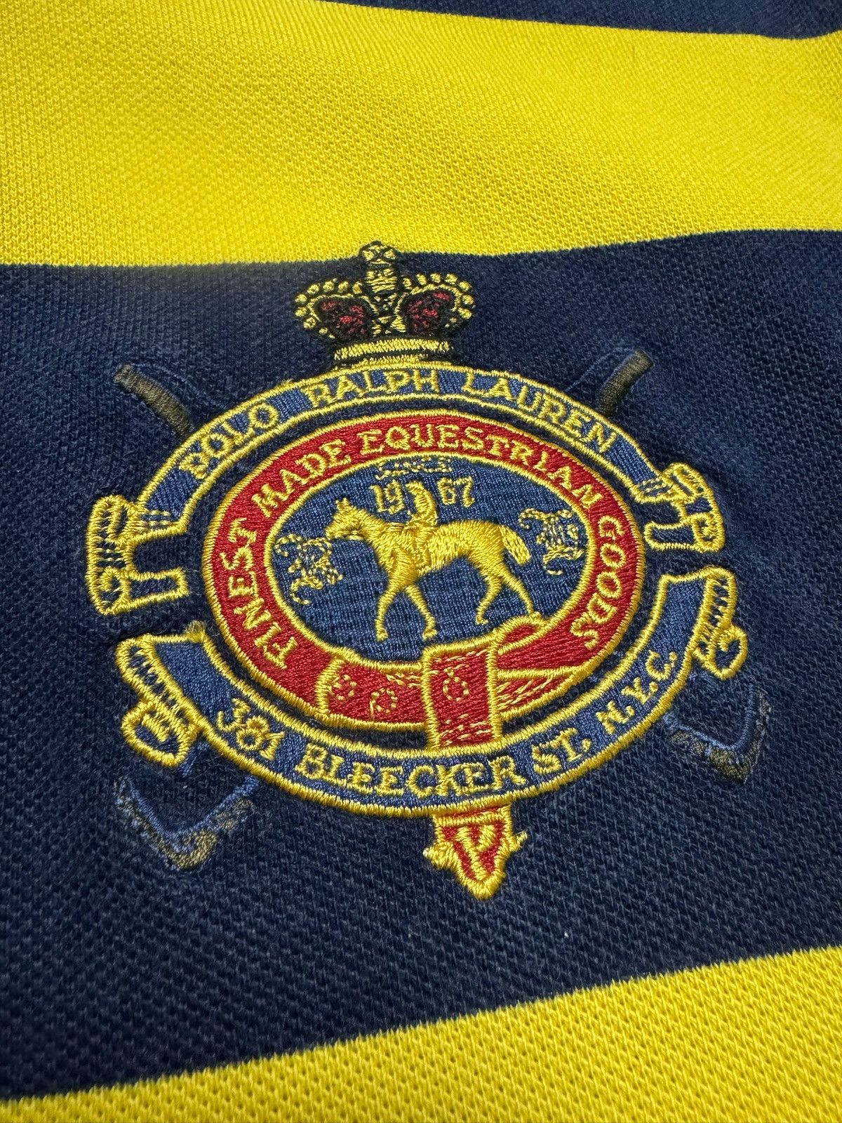 Polo Ralph Lauren × Vintage Vintage Polo Ralph Lauren New York Polo T Shirt Big Pony 90s Size US XL / EU 56 / 4 - 6 Thumbnail