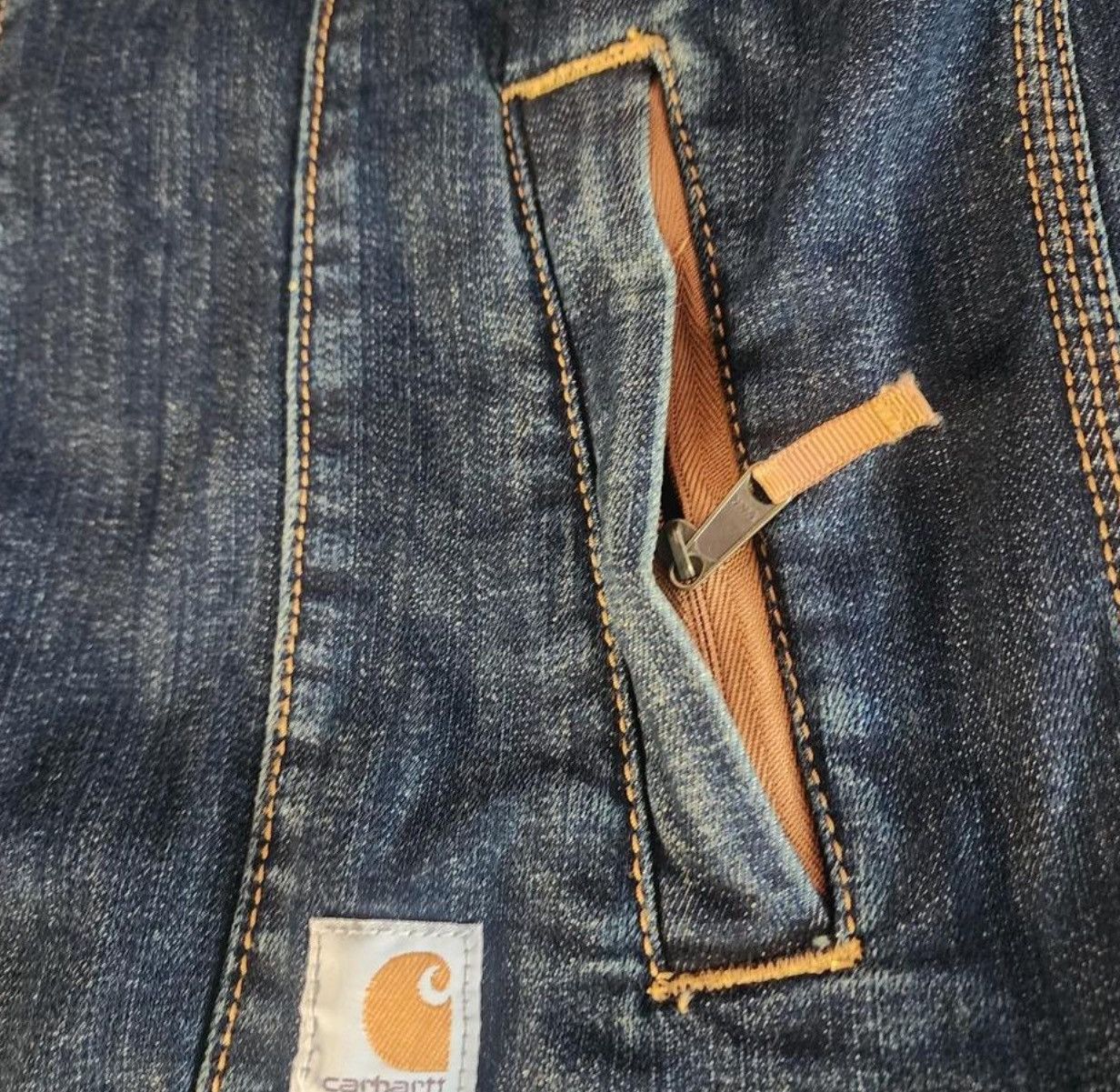 Carhartt Vintage Carhartt Navy Blue Denim Jean Jacket Size US XL / EU 56 / 4 - 5 Thumbnail