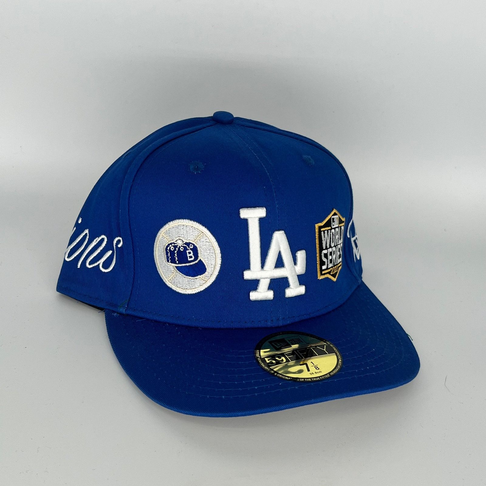 New Era Size 7 1/8 Blue Los Angeles Dodgers 2020 World Series Champs Size ONE SIZE - 1 Thumbnail