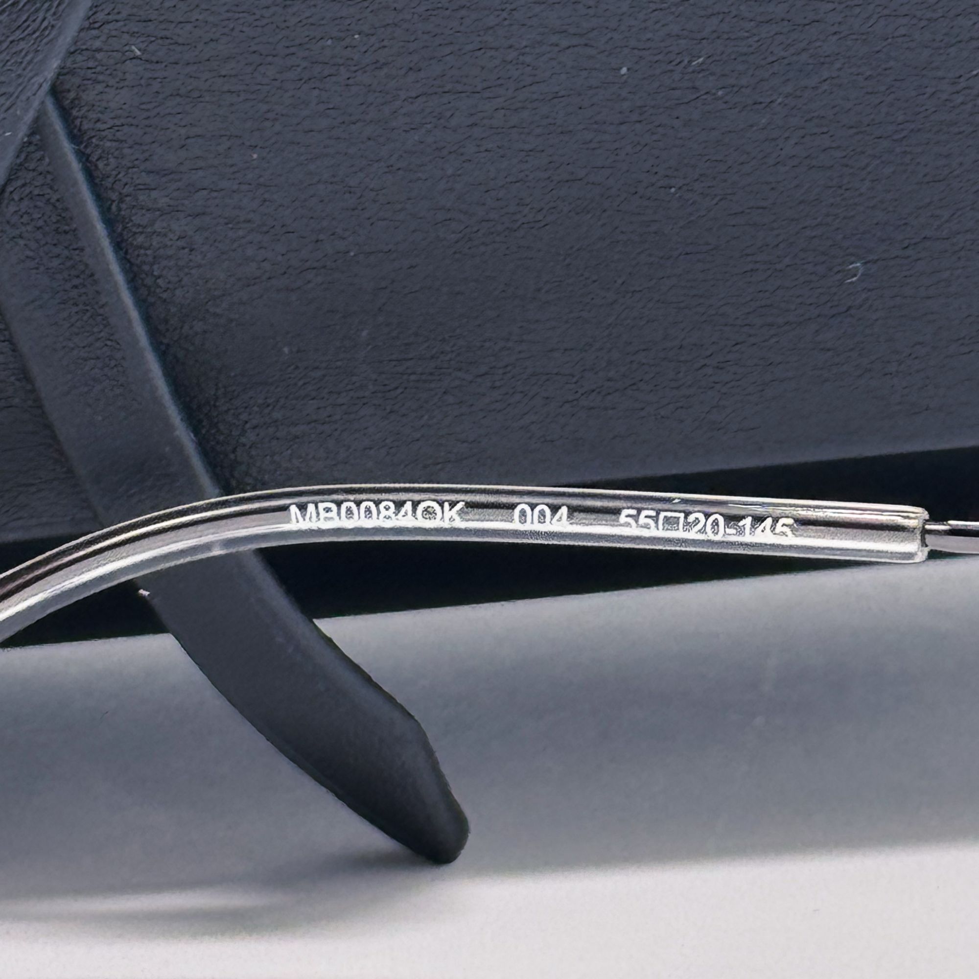 Montblanc NEW MONTBLANC EYEGLASSES MB0084OK 004 SILVER MEN EYEWEAR Size ONE SIZE - 7 Thumbnail