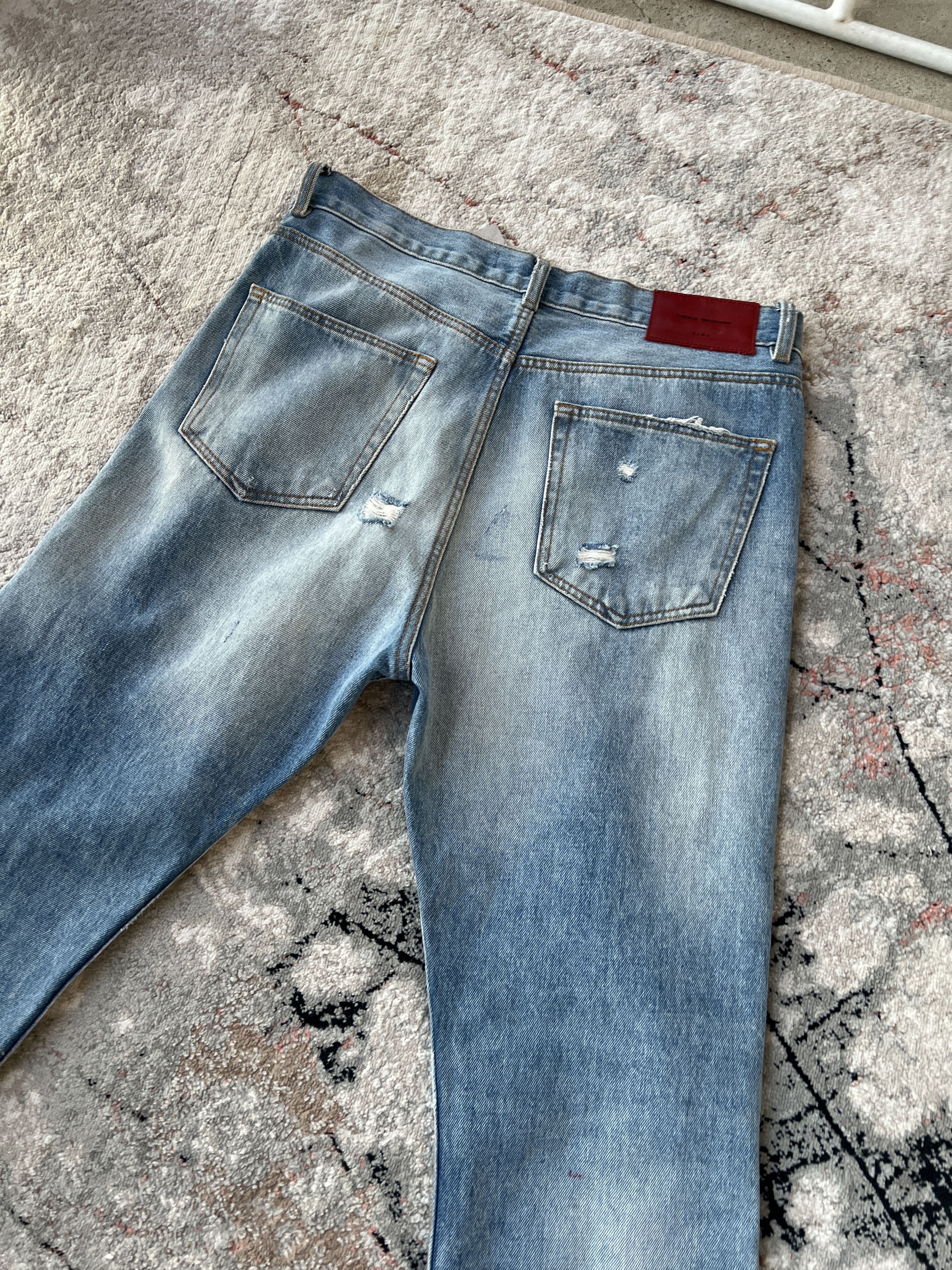 Zara Zara Trafaluc Denim Slim Jeans Size 30" / US 8 / IT 44 - 10 Thumbnail