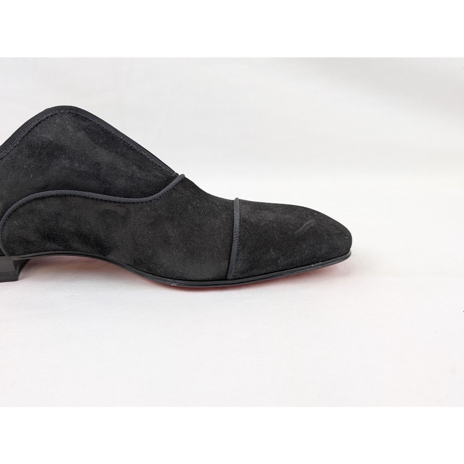 Christian Louboutin o1rshd1 Alpha Male Flat Shoes in Black Size US 9.5 / EU 42-43 - 2 Thumbnail