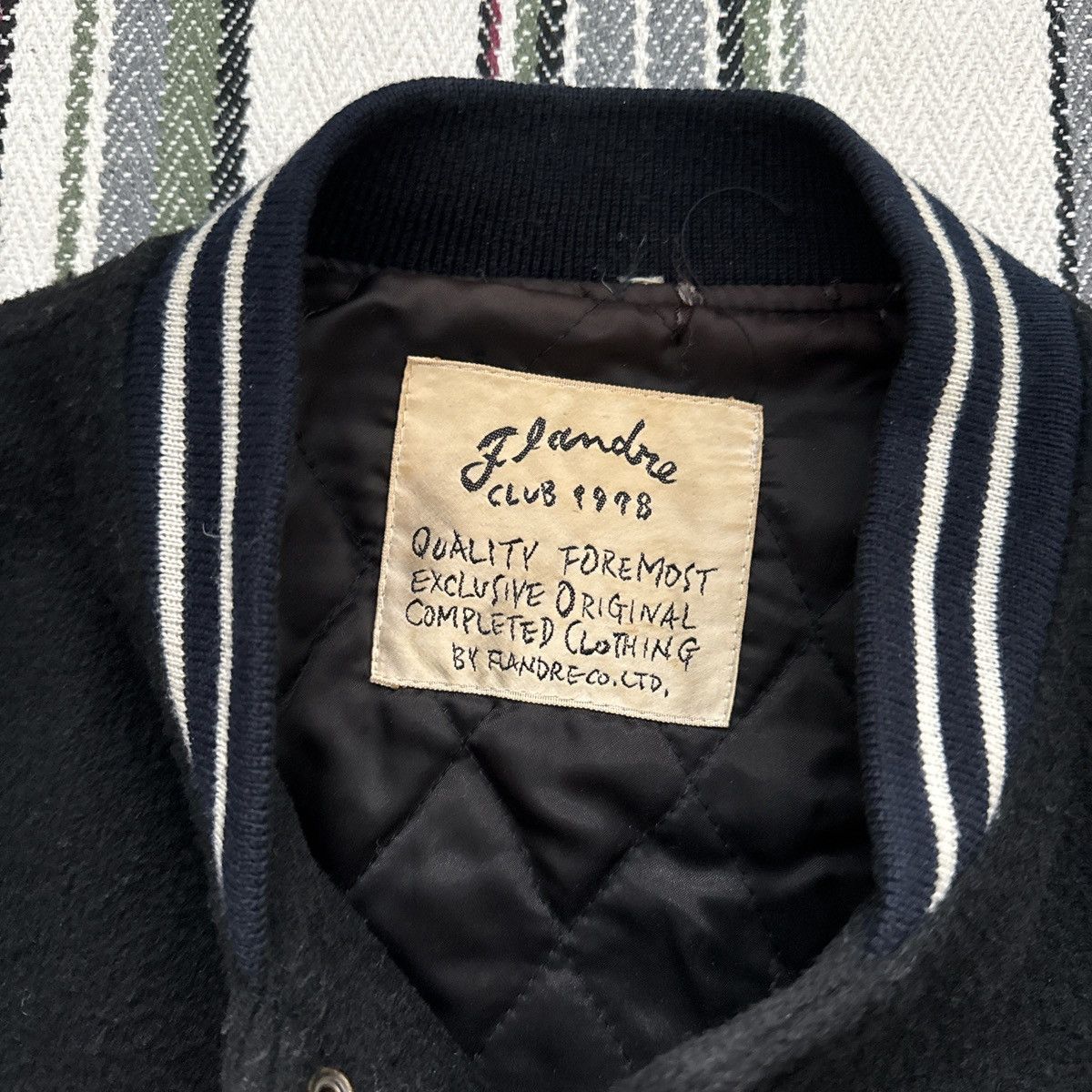 Other Flandre Club 1978 Varsity Jacket Size US M / EU 48-50 / 2 - 3 Thumbnail
