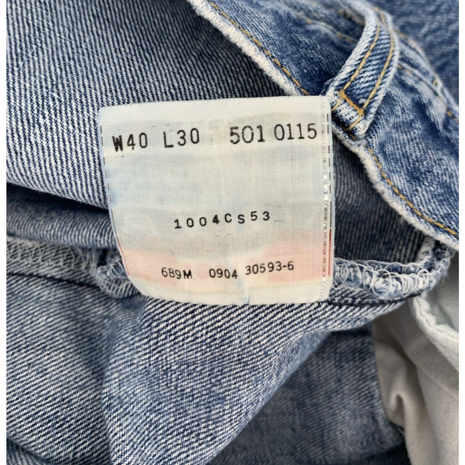 Levi's VTG Levi's 501 Button Fly Straight Leg 39x28.5" Jeans Size US 39 - 13 Thumbnail