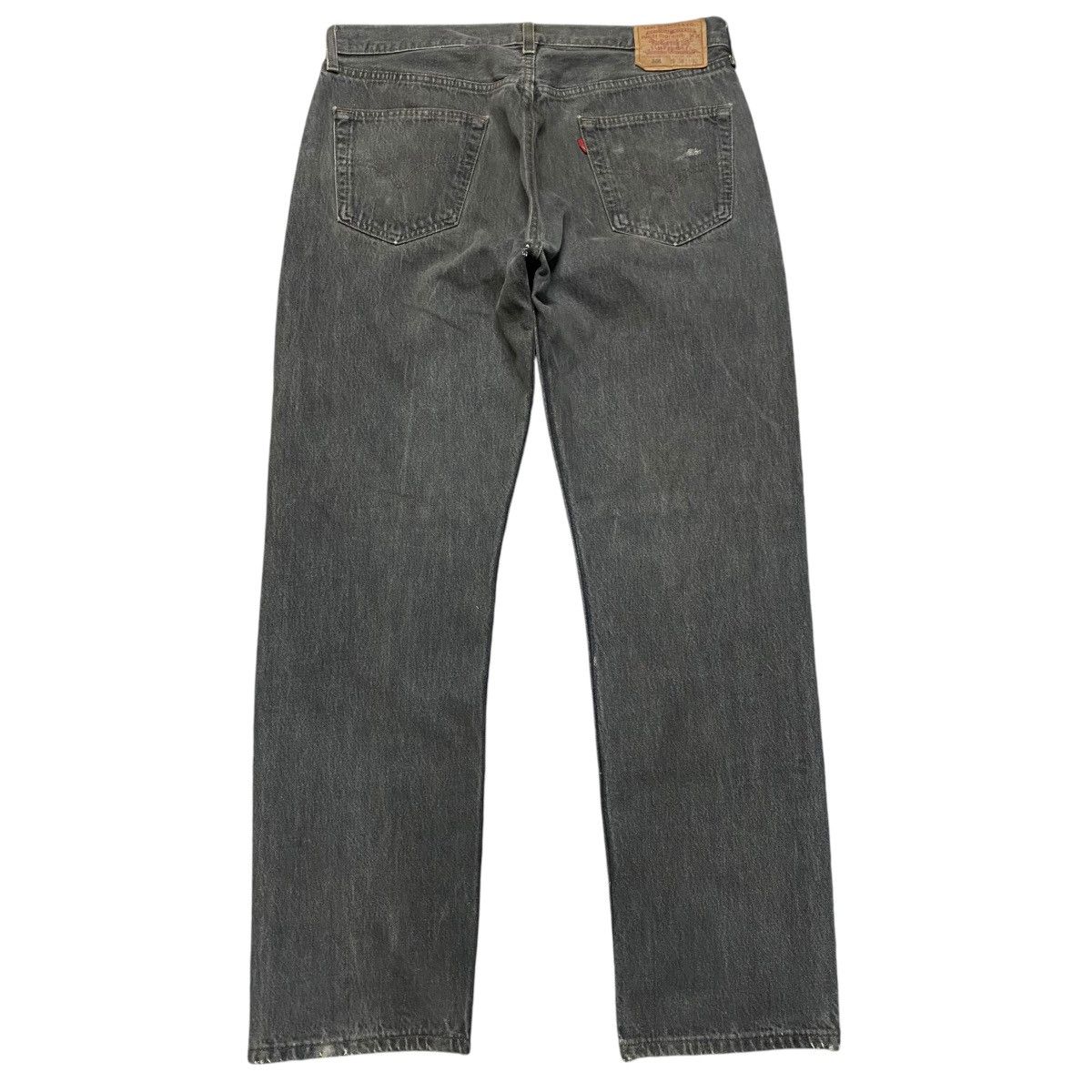 Vintage 90s Levis 501 Charcoal Jeans Distressed