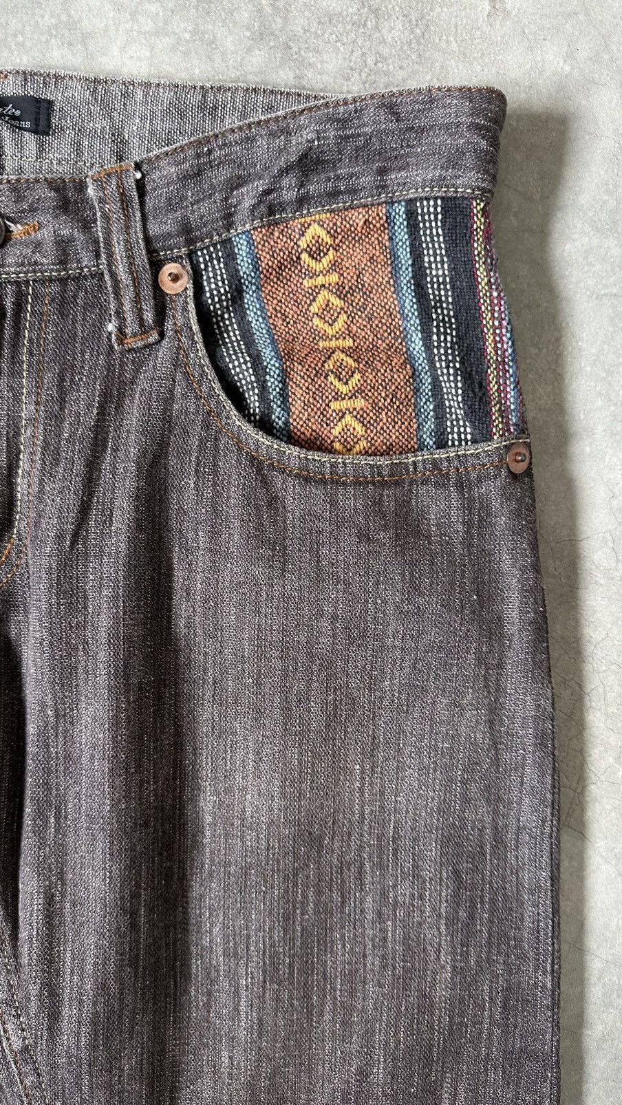 Japanese Brand VINTAGE DOMINATE HANDCRAFTED JEANS Size US 34 / EU 50 - 5 Thumbnail