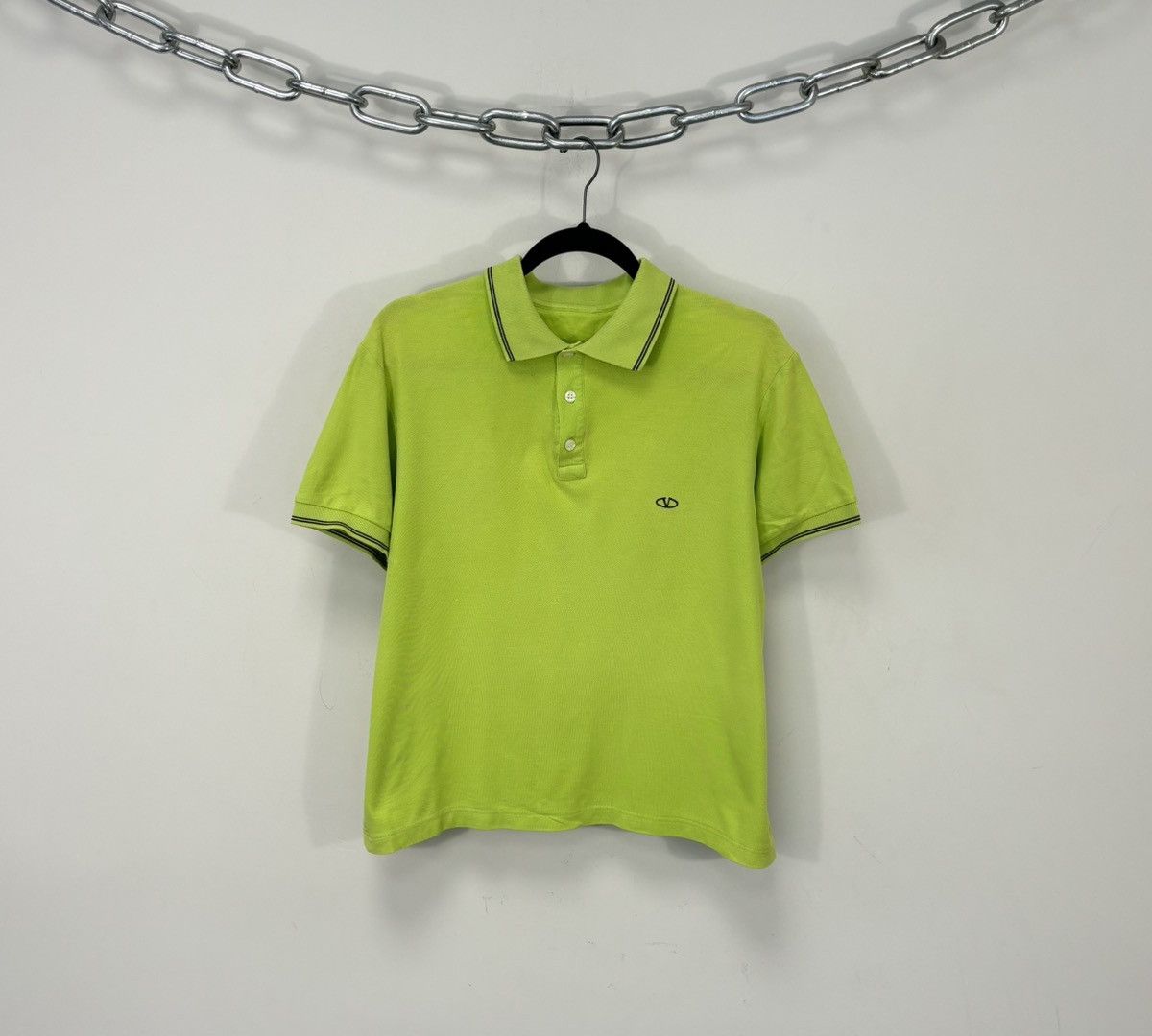 Valentino Vintage Valentino Men’s Mint Green Italian Luxury Polo Shirt Size US XL / EU 56 / 4 - 1 Thumbnail