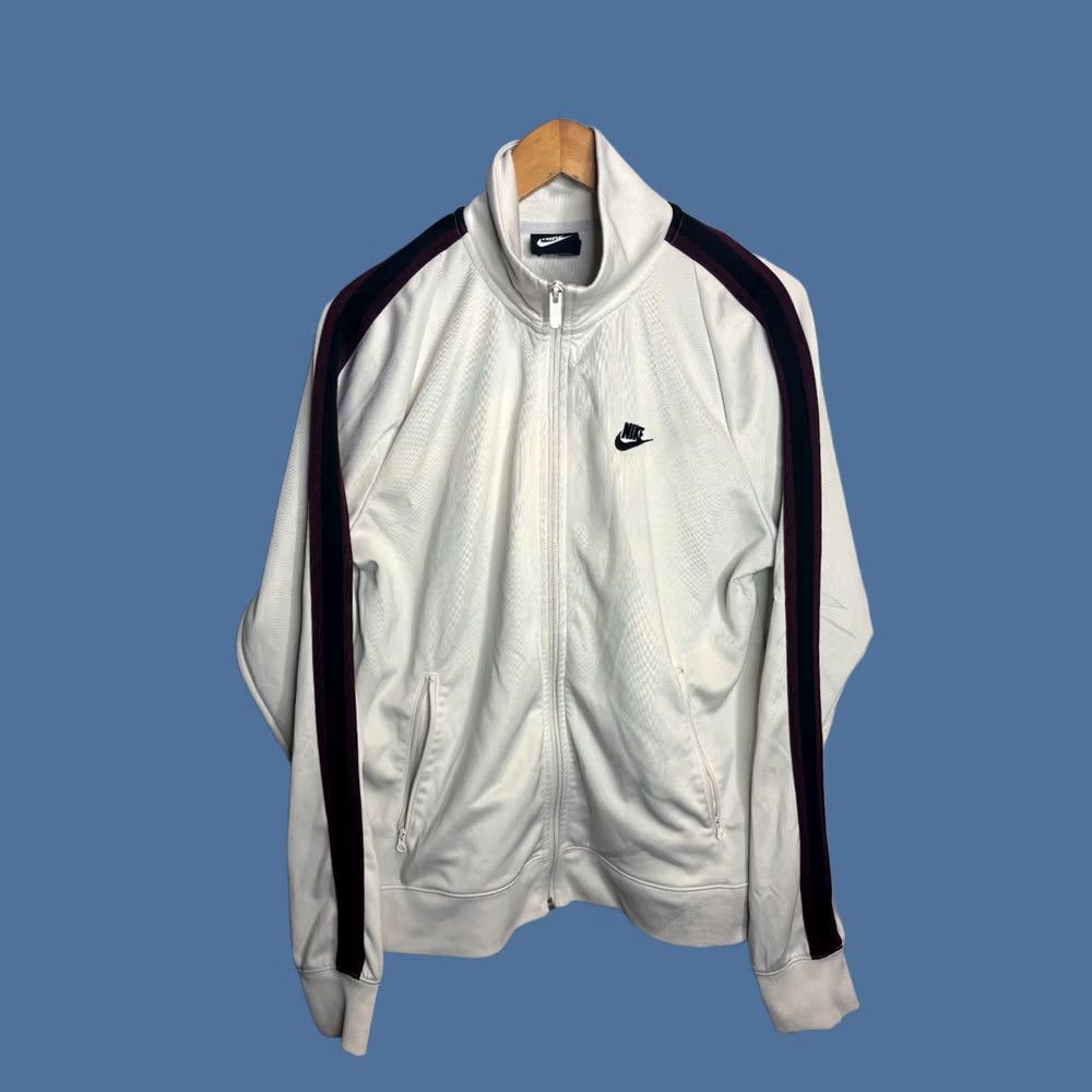 Nike Nike N98 Tribute Track Jacket Size M Ivory Black Burgundy AR2244-272 5413 Size US M / EU 48-50 / 2 - 1 Thumbnail