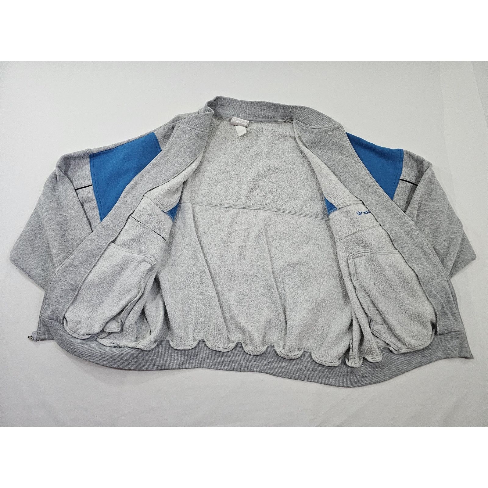Adidas 80s Adidas Sweatshirt Track Jacket Gray Aqua Sz XL-2XL? Size US XXL / EU 58 / 5 - 3 Thumbnail