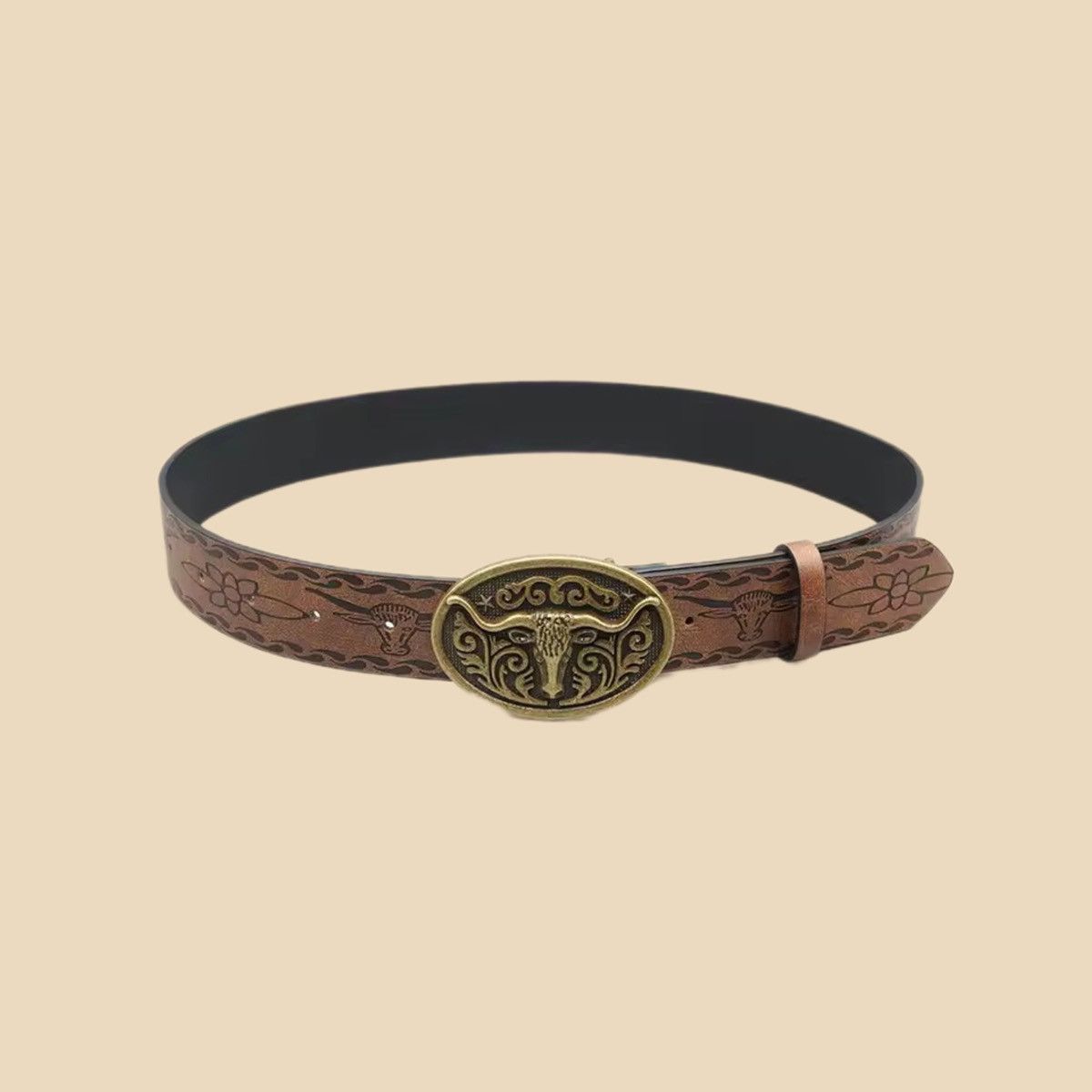 Vintage Western Cowboy Style Vintage Casual Belt Size ONE SIZE - 3 Thumbnail