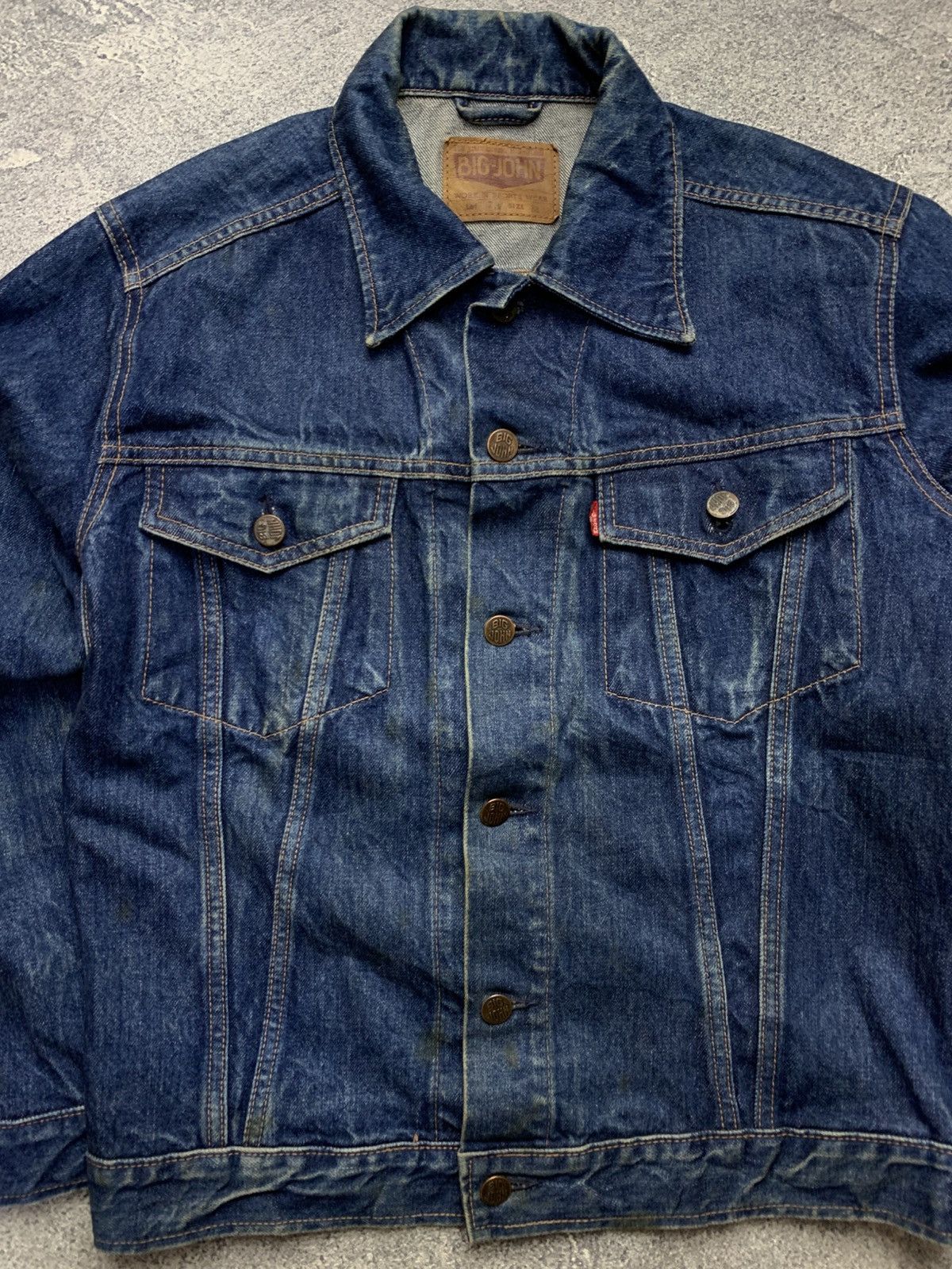 Big John 🐍SOLD🐍 Vintage Big John Japan - Denim Jacket Size US M / EU 48-50 / 2 - 3 Thumbnail