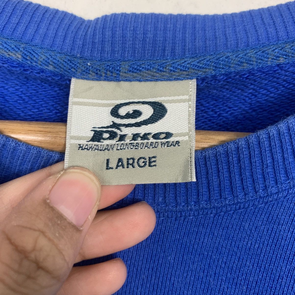 Japanese Brand Piko Hawaian Longboard Wear Crewneck Sweatshirt Size US L / EU 52-54 / 3 - 11 Thumbnail