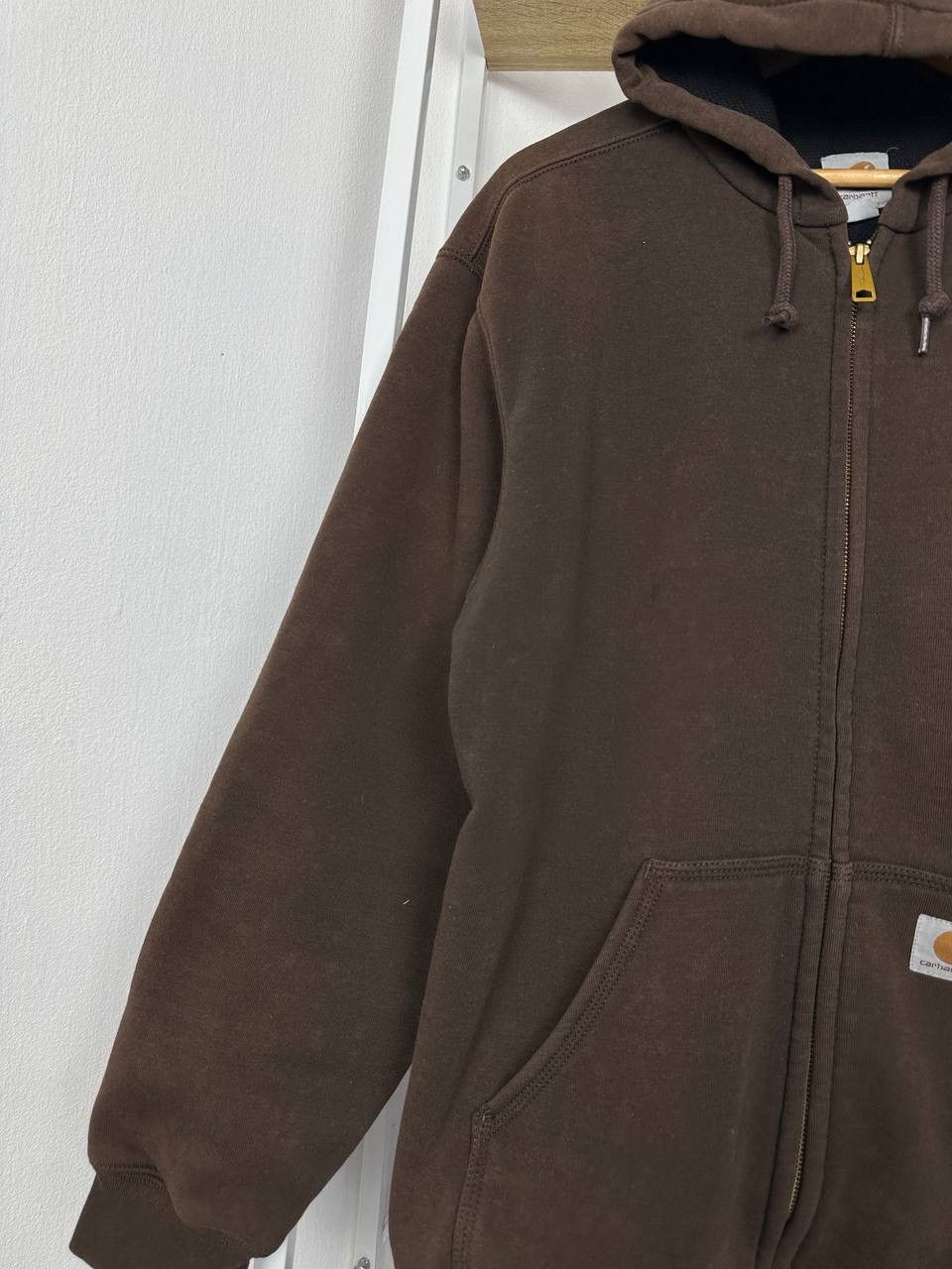 Carhartt × Vintage ☀️ Sun Faded Carhartt Rain Defender Zip Up Hoodie (PIT 24.5) Size US M / EU 48-50 / 2 - 5 Thumbnail