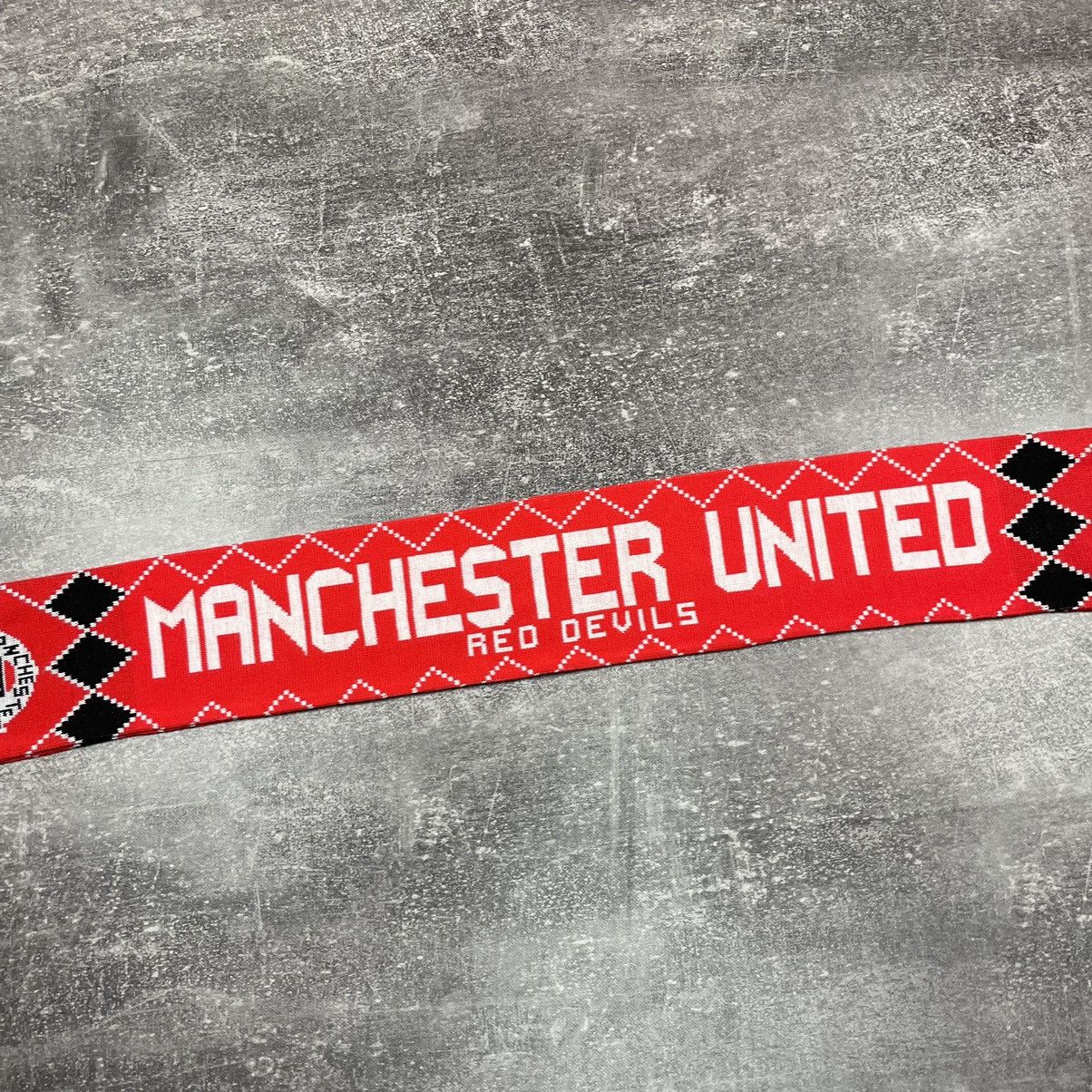 Vintage Vintage 80‘s Manchester United Scarf Size ONE SIZE - 4 Thumbnail