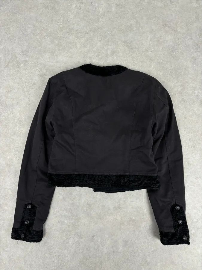 Moschino 2000s Moschino Black Buttoned Light Jacket Size M / US 6-8 / IT 42-44 - 5 Thumbnail