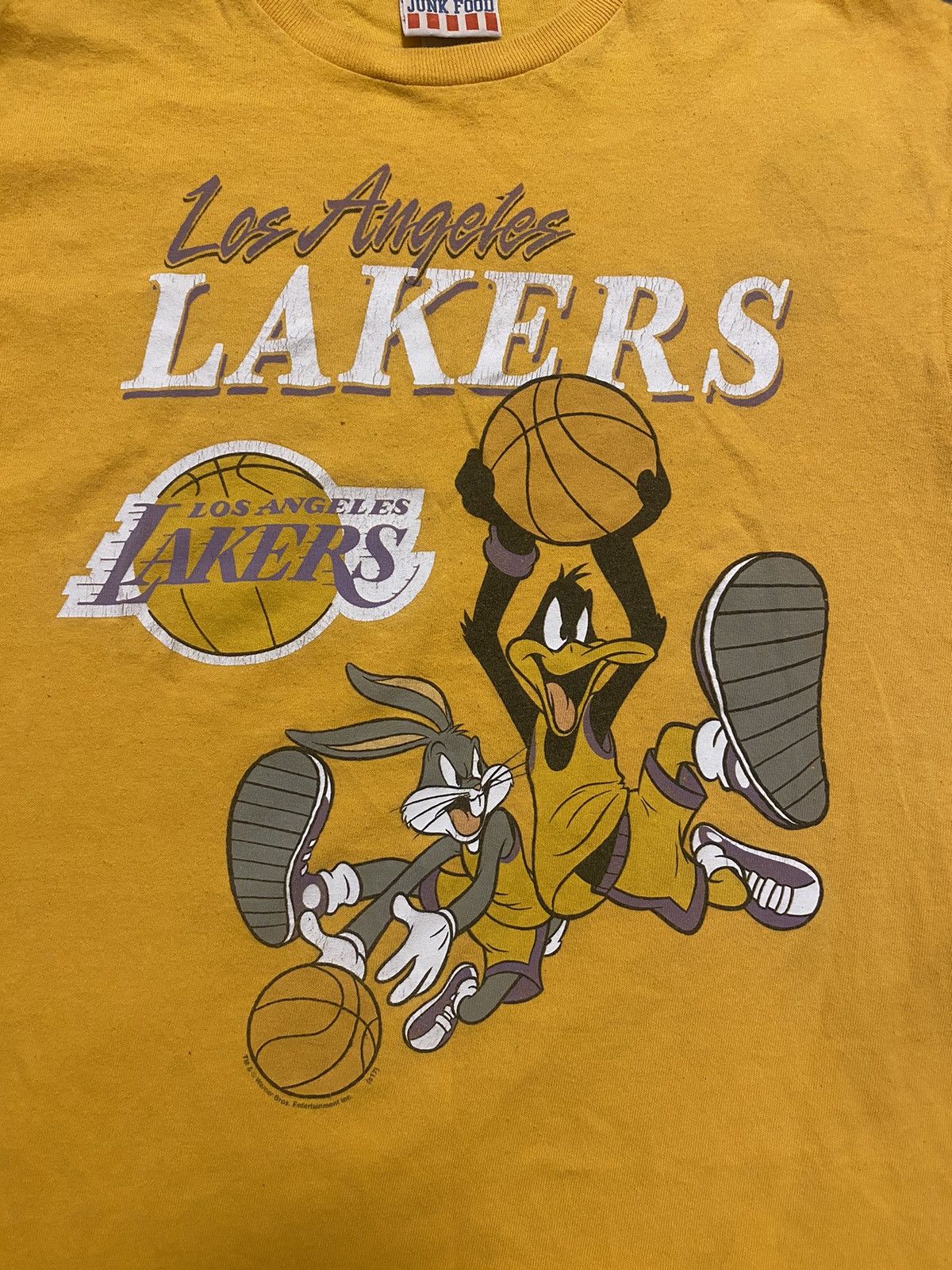 Junk Food Near Vintage Junkfood LA Lakers Shirt Size US M / EU 48-50 / 2 - 2 Thumbnail
