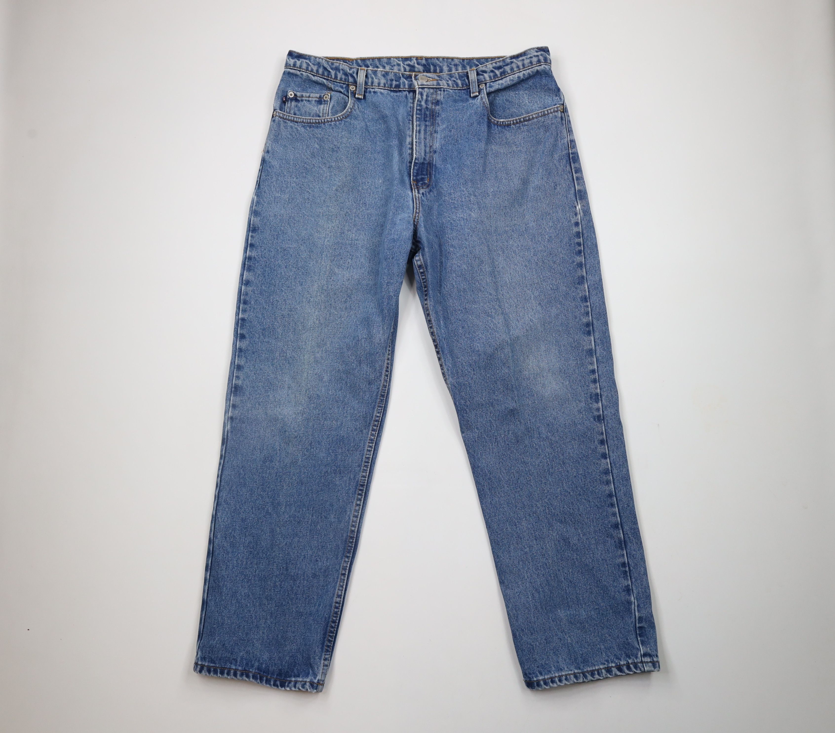 Ralph Lauren × Vintage Vintage 90s Ralph Lauren Out Relaxed Fit Denim Jeans Blue Size US 38 / EU 54 - 1 Thumbnail