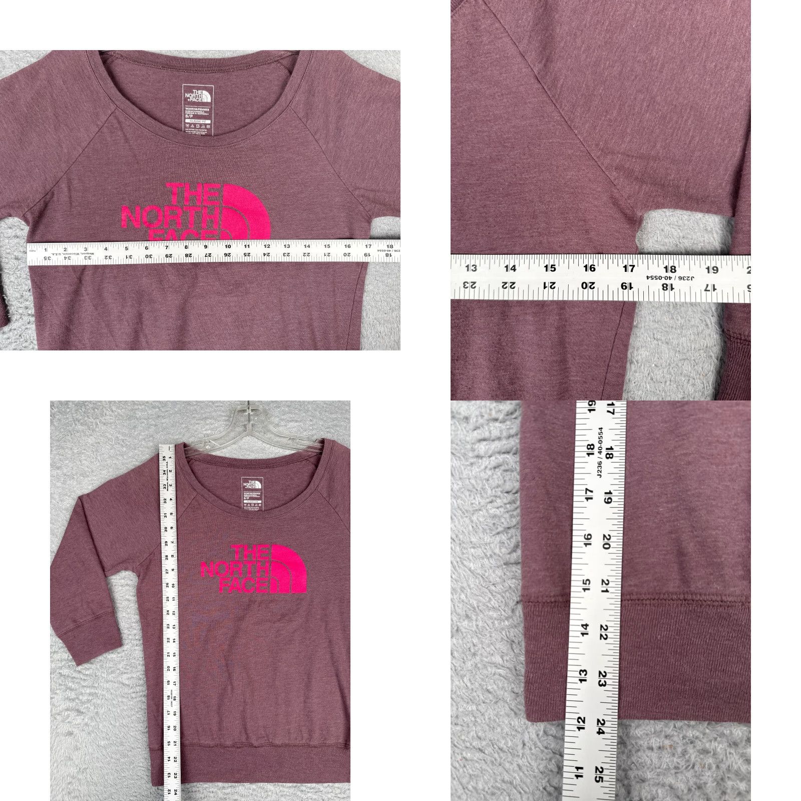 The North Face The North Face Shirt Women S Purple 3/4 Sleeve Cotton Polyester Blend Size S / US 4 / IT 40 - 8 Thumbnail