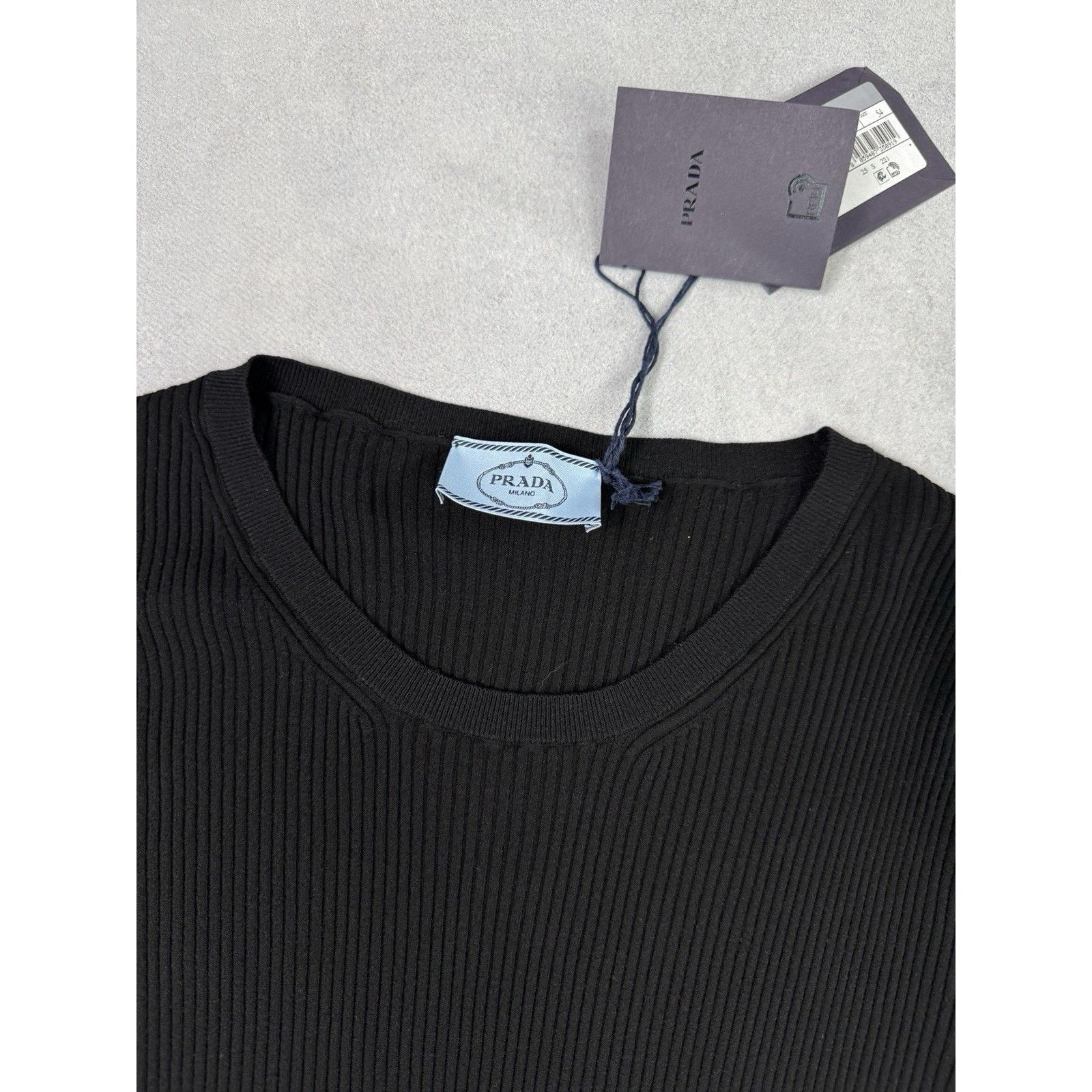 Prada NWT Prada Black Sweater Size 54 (cn180/92A) Black Women Size XL / US 12-14 / IT 48-50 - 6 Thumbnail