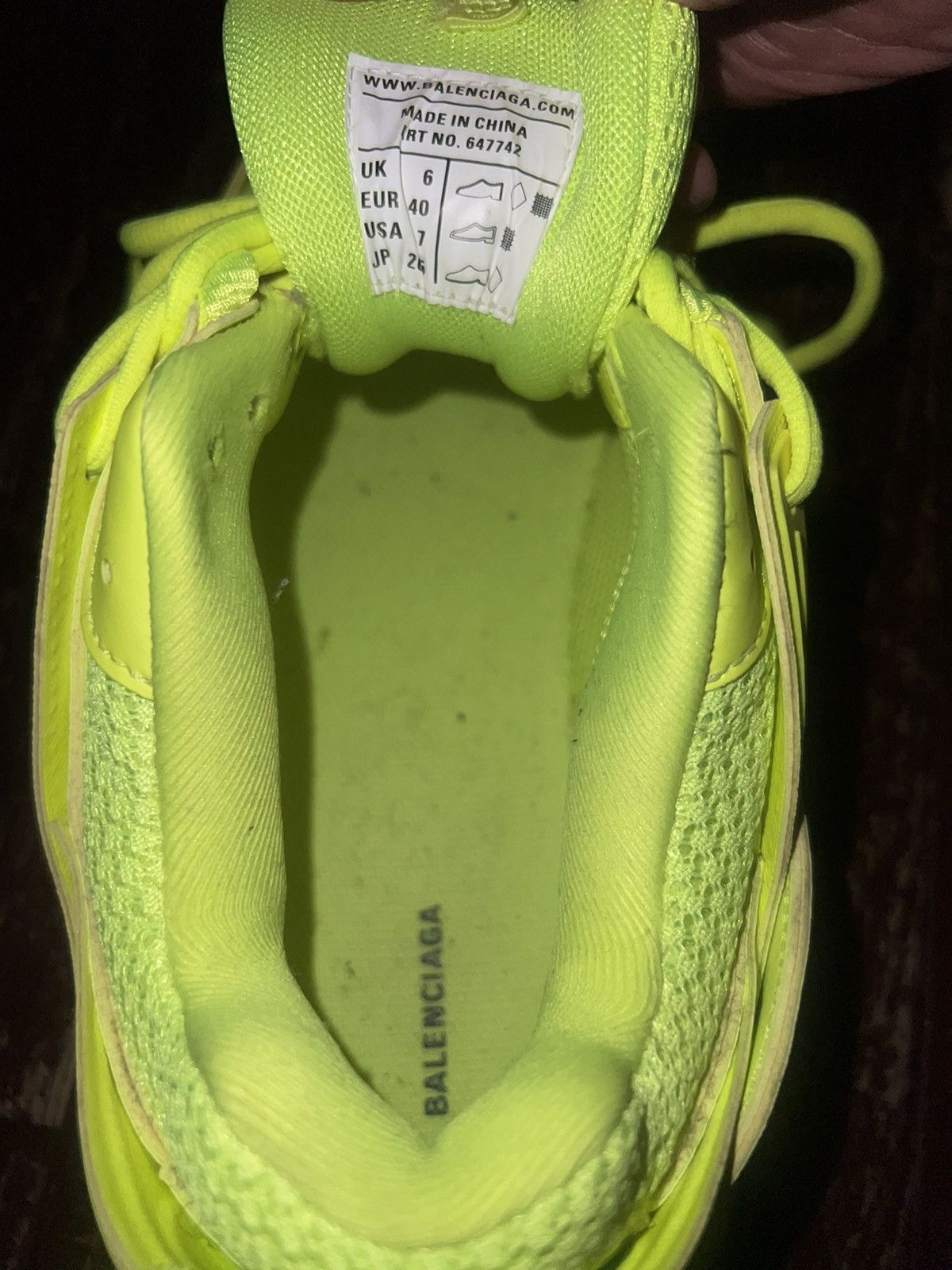 Balenciaga Balenciaga Track Sneaker ‘Clear Sole - Fluo’ Size US 7 / EU 40 - 7 Thumbnail