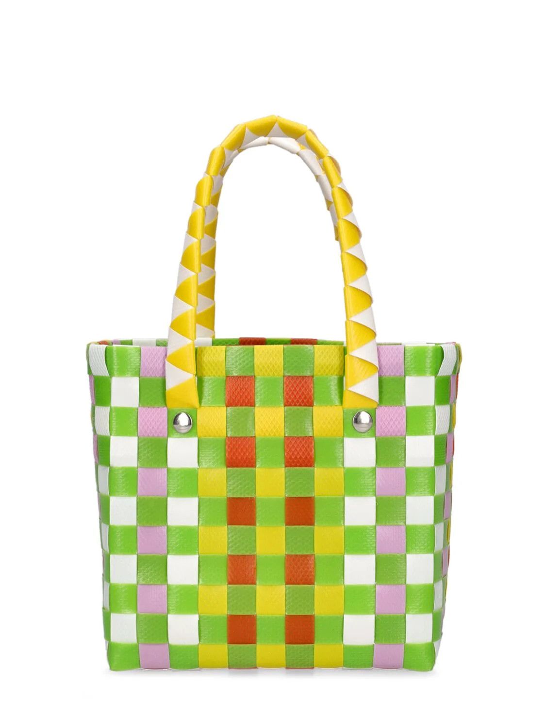 Marni o1f1d3z0725 Size: OS / Woven Micro Basket Bag in Multicolor Size ONE SIZE - 4 Thumbnail