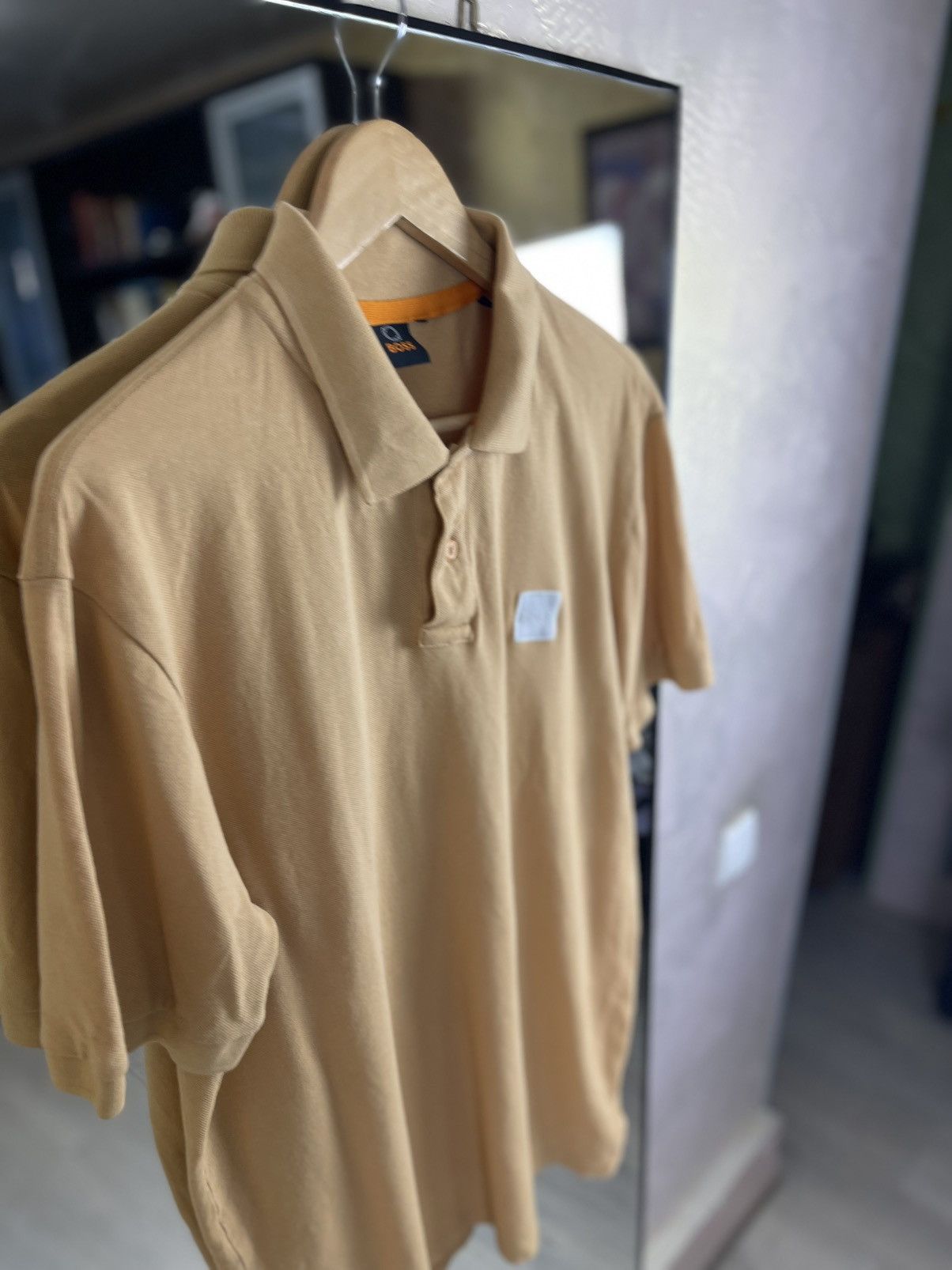 Hugo Boss Hugo Boss Orange Pique Polo with Square Logo Patch Size US XXL / EU 58 / 5 - 4 Thumbnail