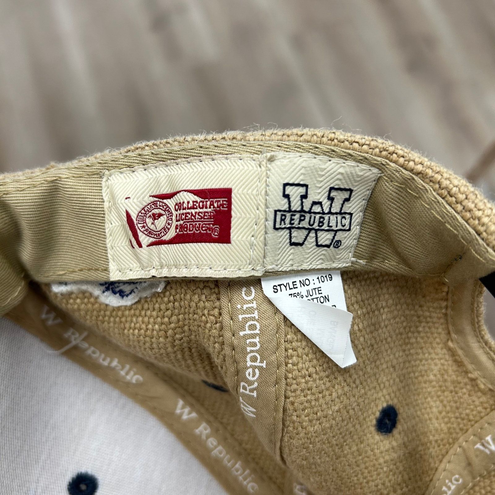 New Era NCAA United States Naval Academy Constructed Heavy Jute Cap Size ONE SIZE - 8 Thumbnail