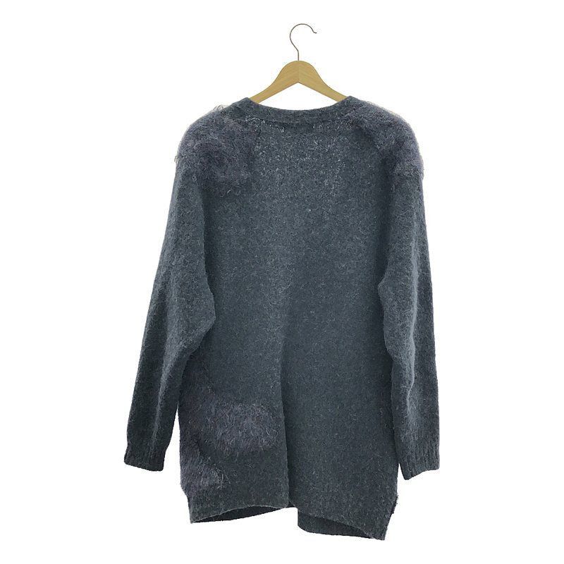 Yohji Yamamoto yohji yamamoto pour homme 18AW Mohair blend/knit/cardigan Size US L / EU 52-54 / 3 - 4 Thumbnail