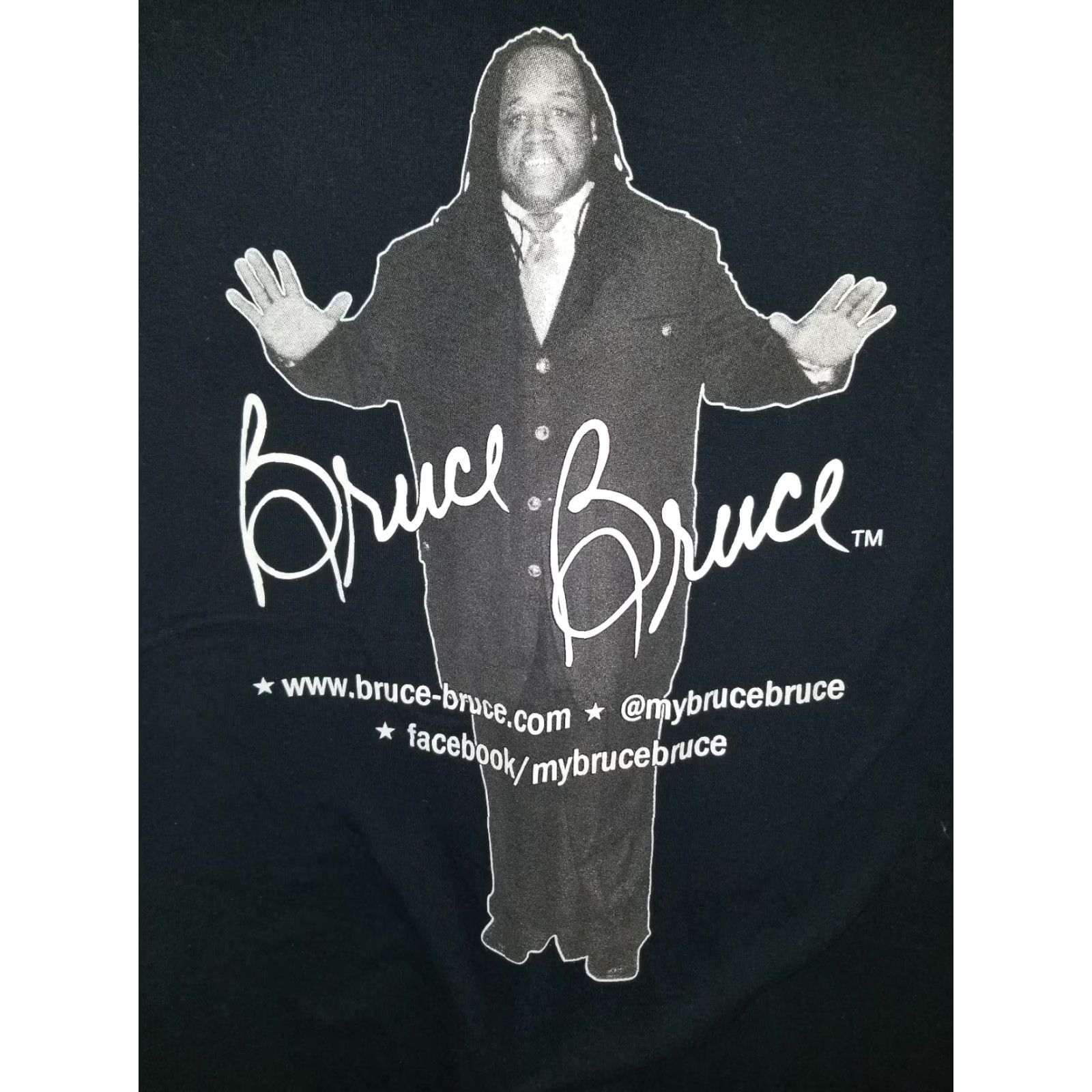 Gildan VINTAGE Bruce Bruce Comedy Tour T-Shirt XL Mens Black Crew Neck Short Sleeve Whats Up First Cousin Size US XL / EU 56 / 4 - 5 Thumbnail