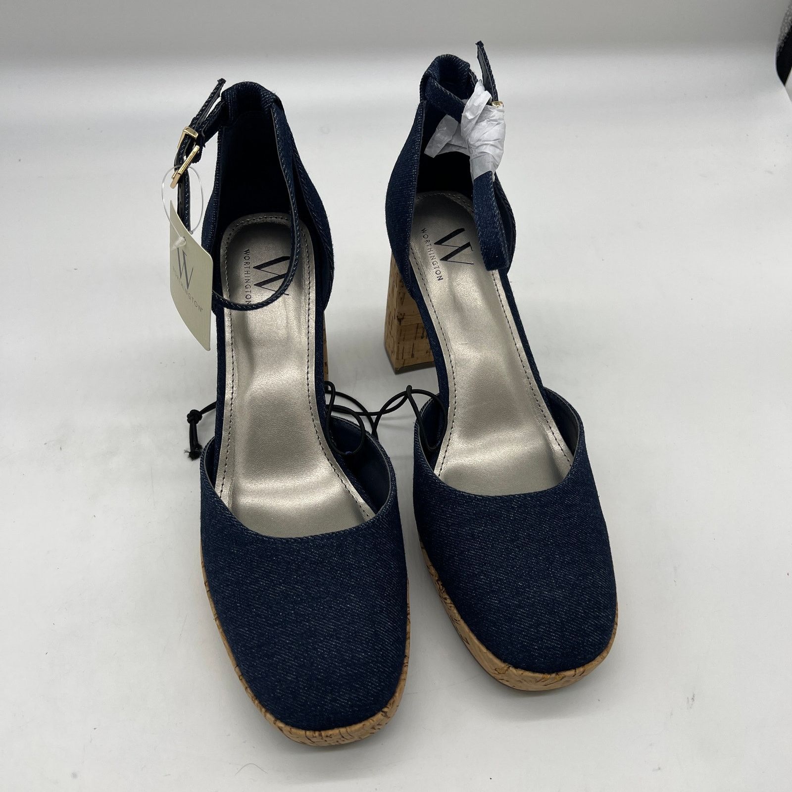 Other Worthington Womens Panama Block Heel Pumps Size US 10 / IT 40 - 3 Thumbnail