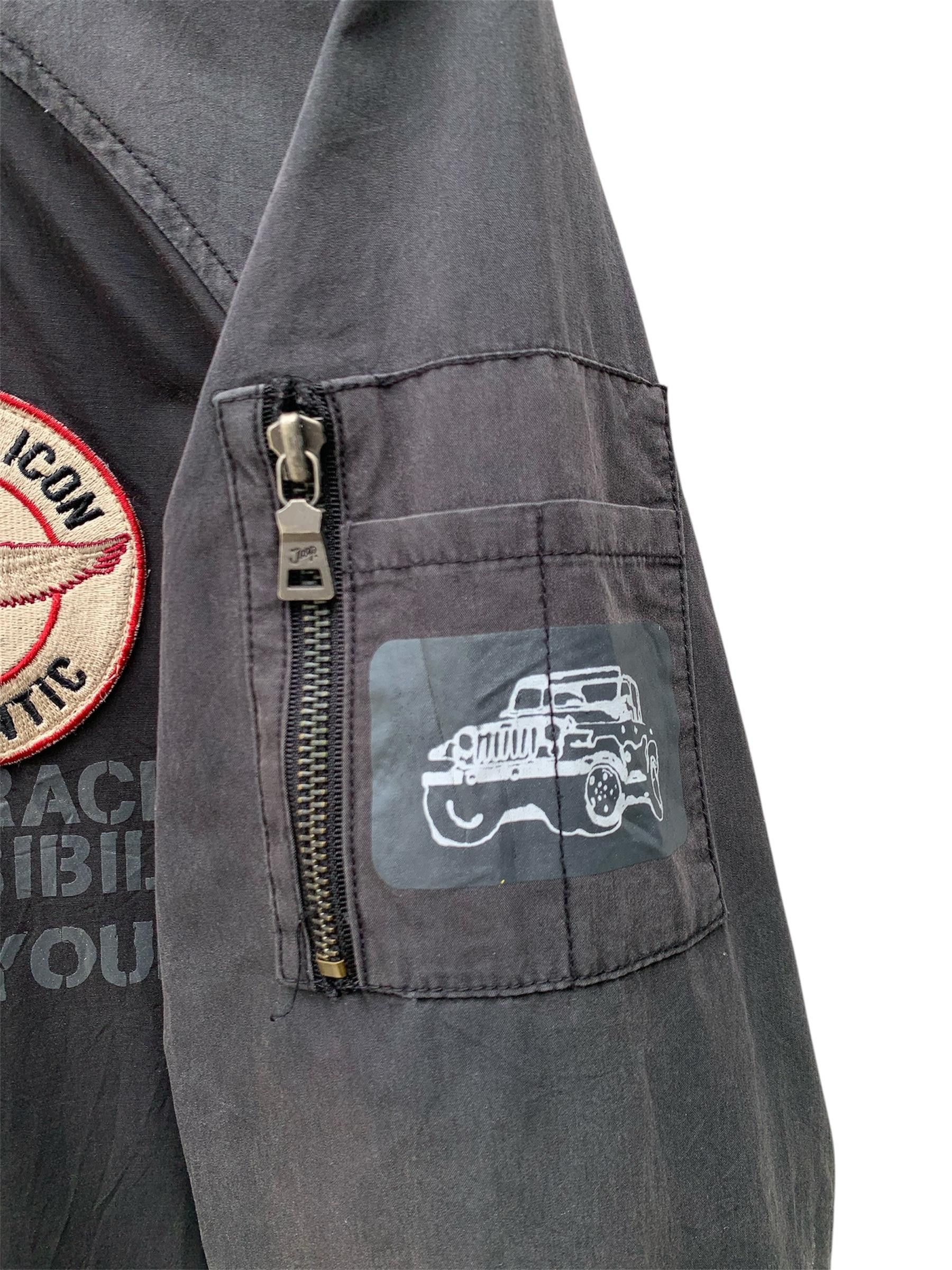 Jeep Vintage Jeep Spirit Bomber Jacket Size US XL / EU 56 / 4 - 9 Thumbnail