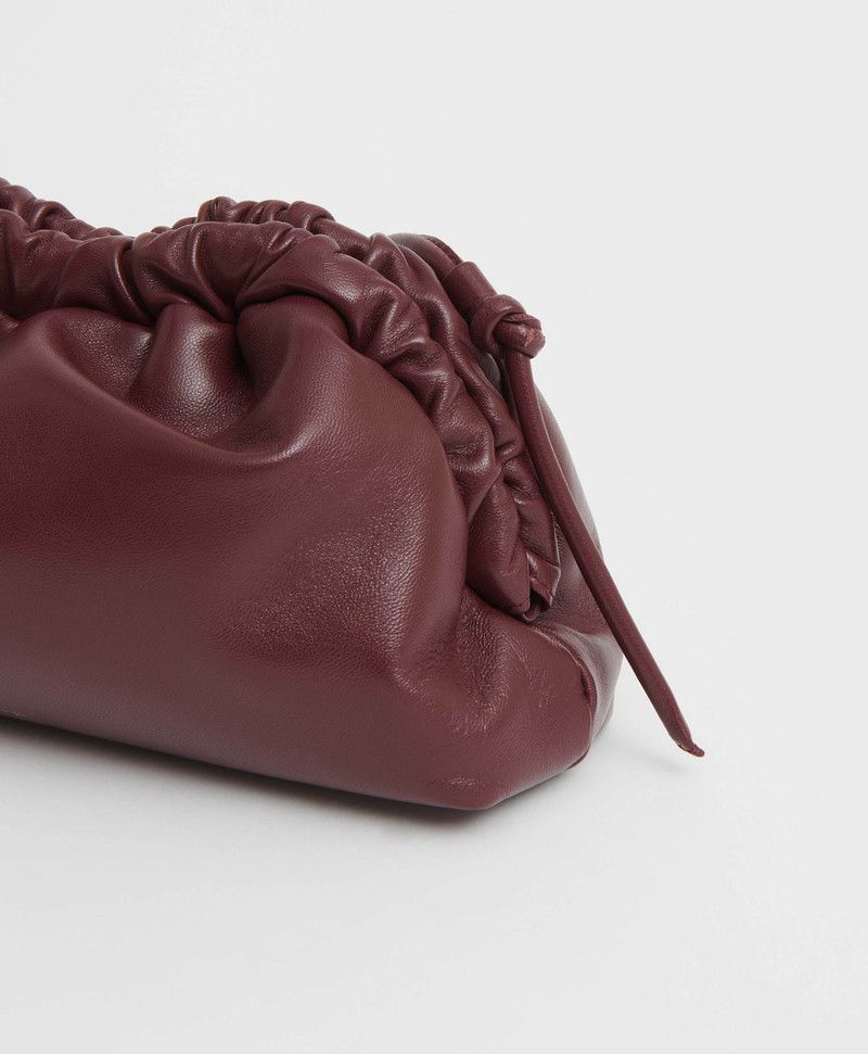 Mansur Gavriel os11x0326 Size: OS / Mini Cloud Clutch in Burgundy Size ONE SIZE - 4 Thumbnail
