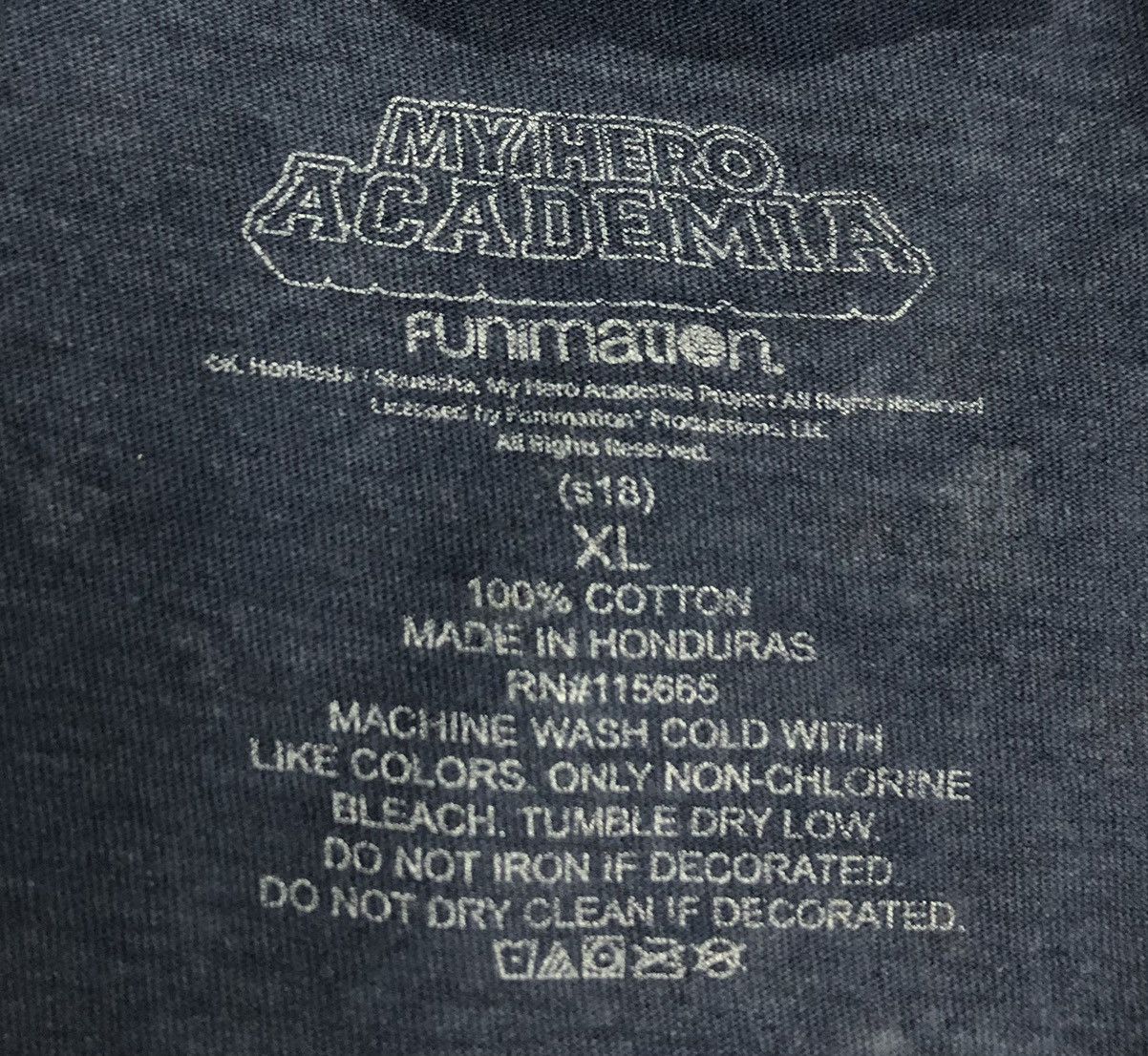Anime Funimation My Hero Academia Plus Ultra T-Shirt Size US XL / EU 56 / 4 - 11 Thumbnail