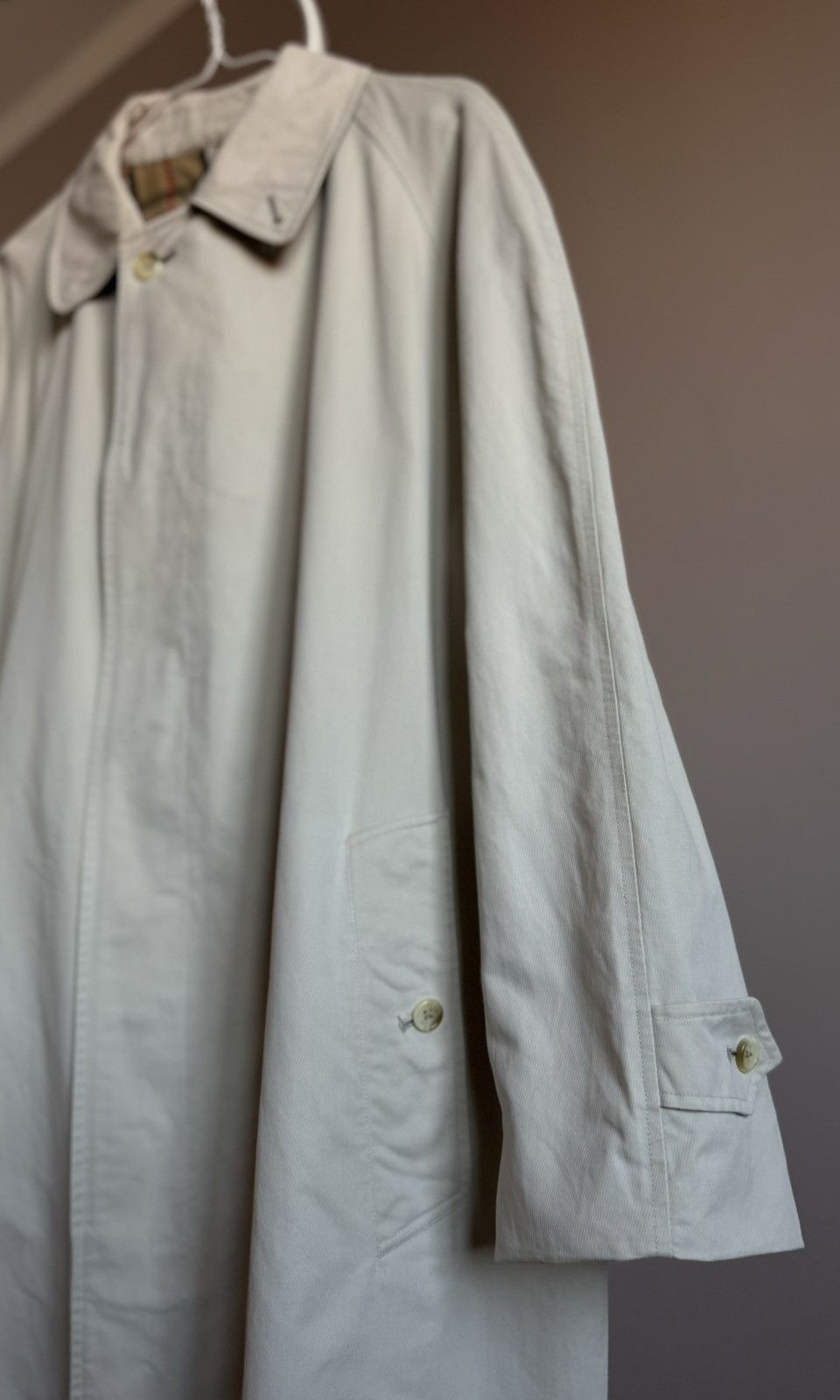 Burberry Burberry Membrane Trench Coat Nova Check Beige Size US XL / EU 56 / 4 - 15 Thumbnail