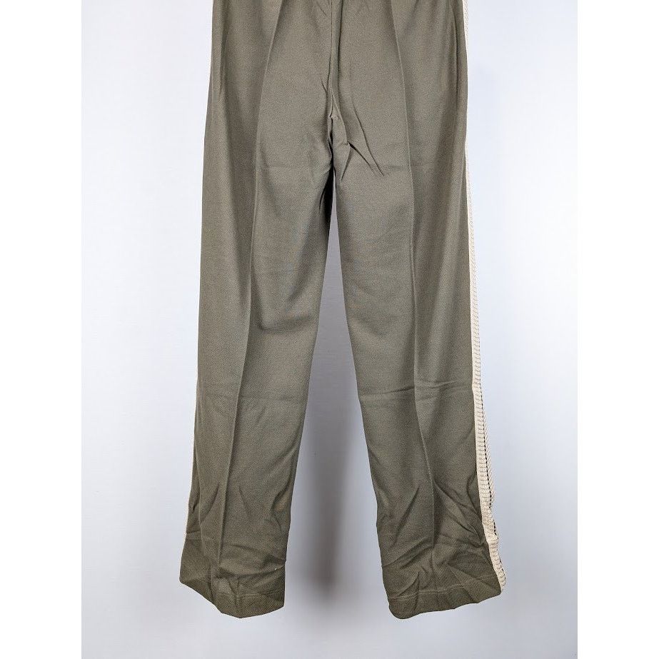 Palm Angels o1rshd1 Monogram Piquet Track Pant in Brown Off White Size US 34 / EU 50 - 15 Thumbnail