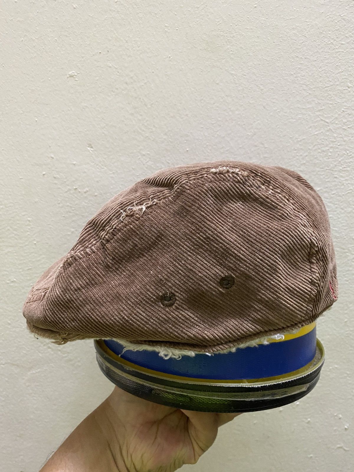 Fjallraven × Vintage Vintage Fjallraven Corduroy Flat Hat Fur Size ONE SIZE - 2 Thumbnail