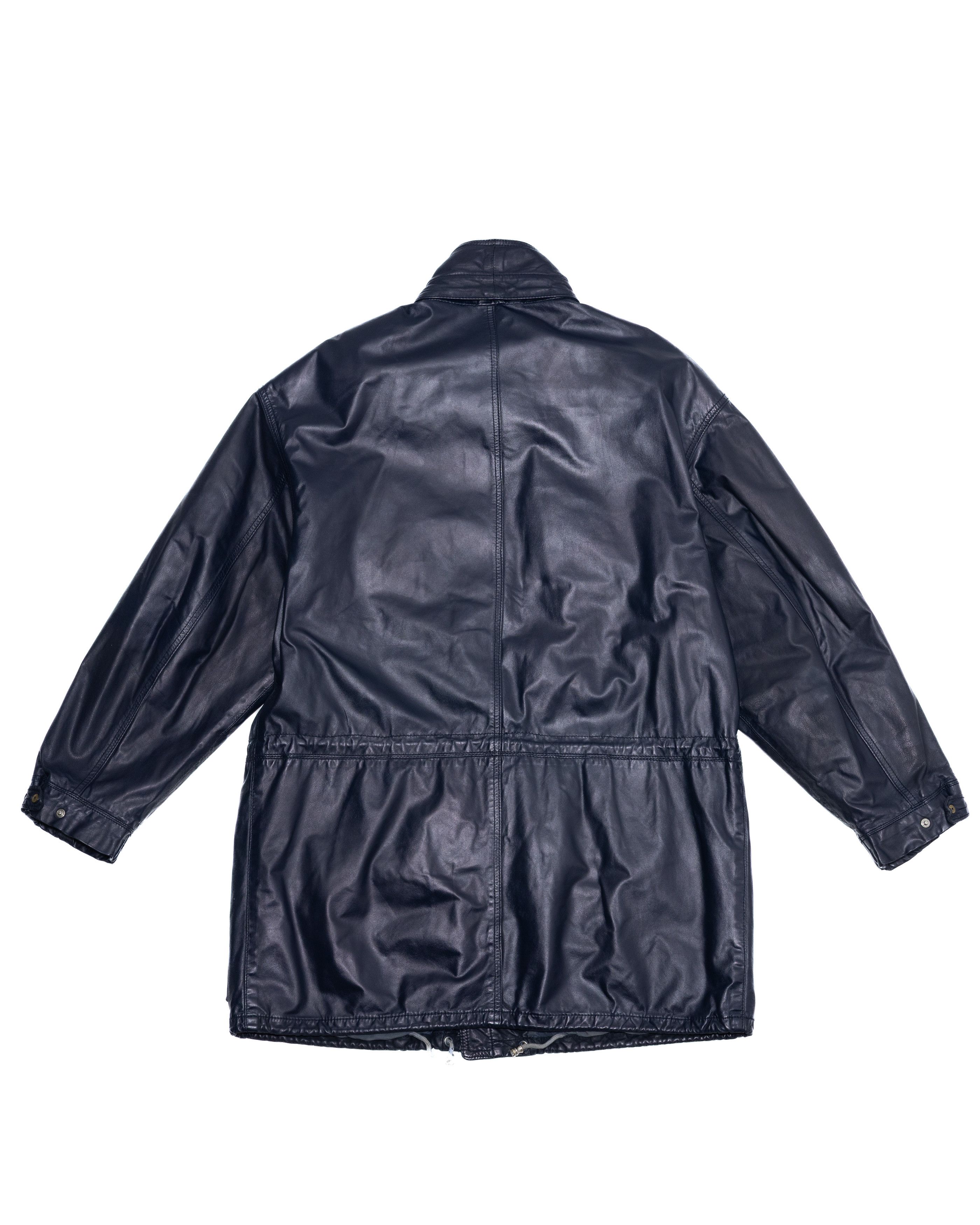Ruffo Research RUFFO Vintage 90s Leather Field Jacket Size US M / EU 48-50 / 2 - 2 Thumbnail