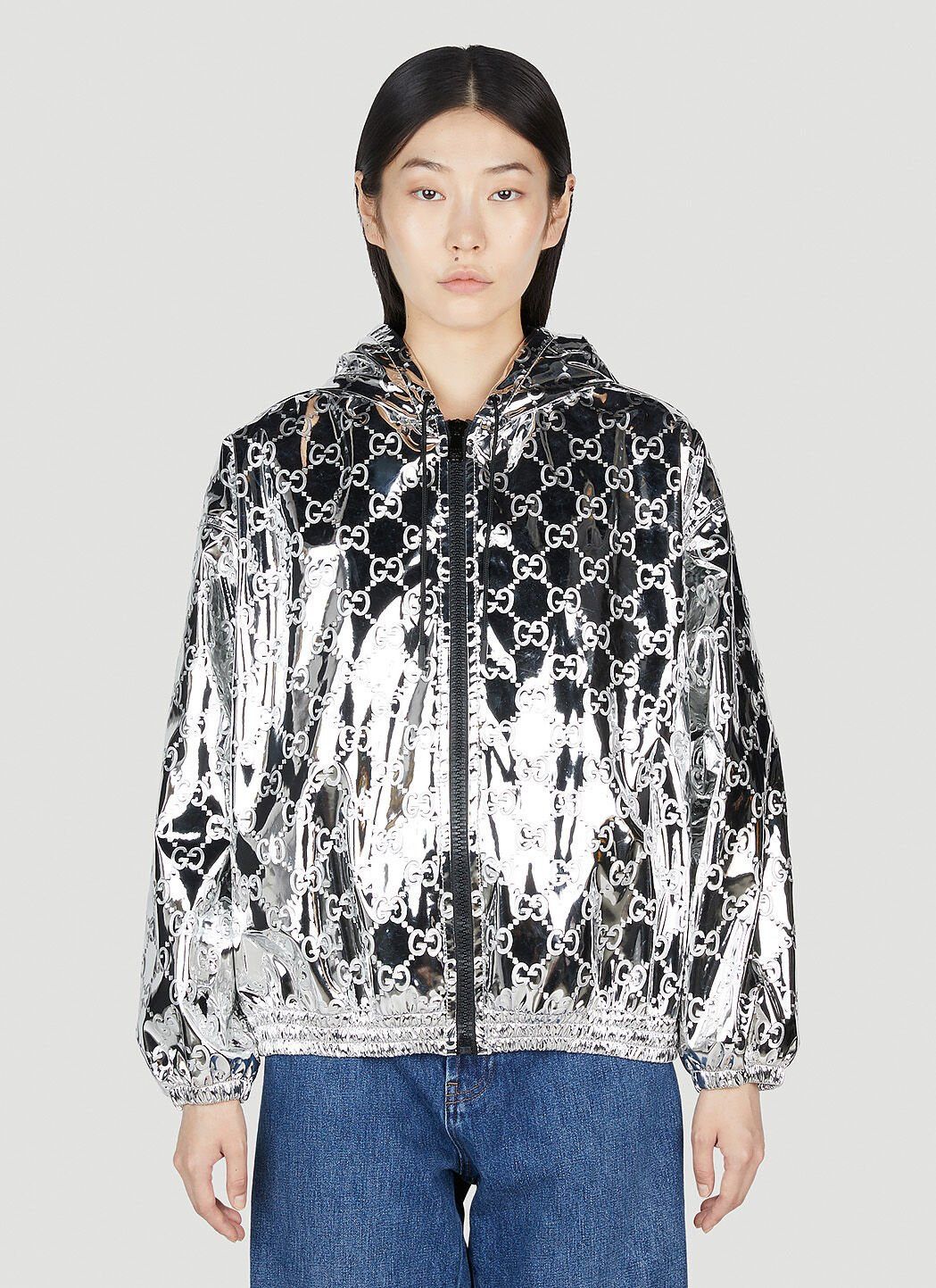 Gucci GG Embossed Bomber Jacket Size S / US 4 / IT 40 - 1 Thumbnail