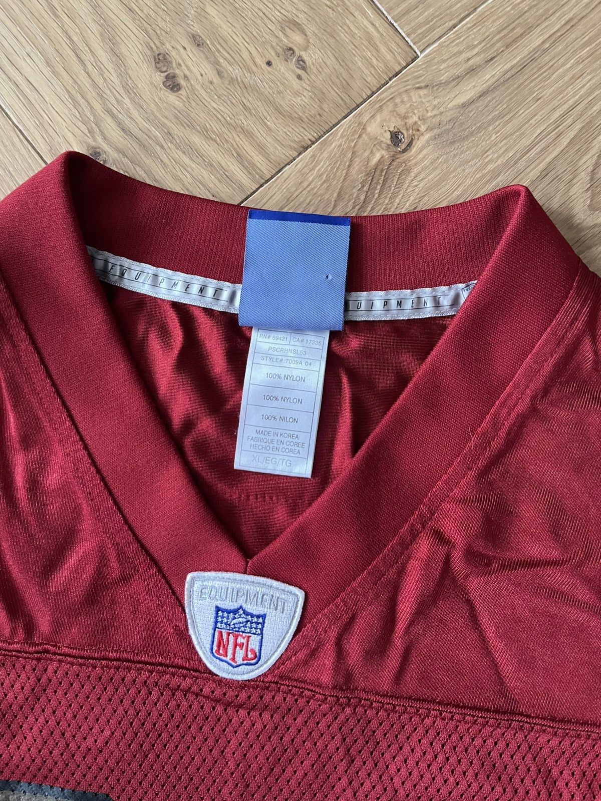 Reebok 2005 San Francisco 49ers J. Peterson #98 Home Jersey Reebok Size US XL / EU 56 / 4 - 7 Thumbnail