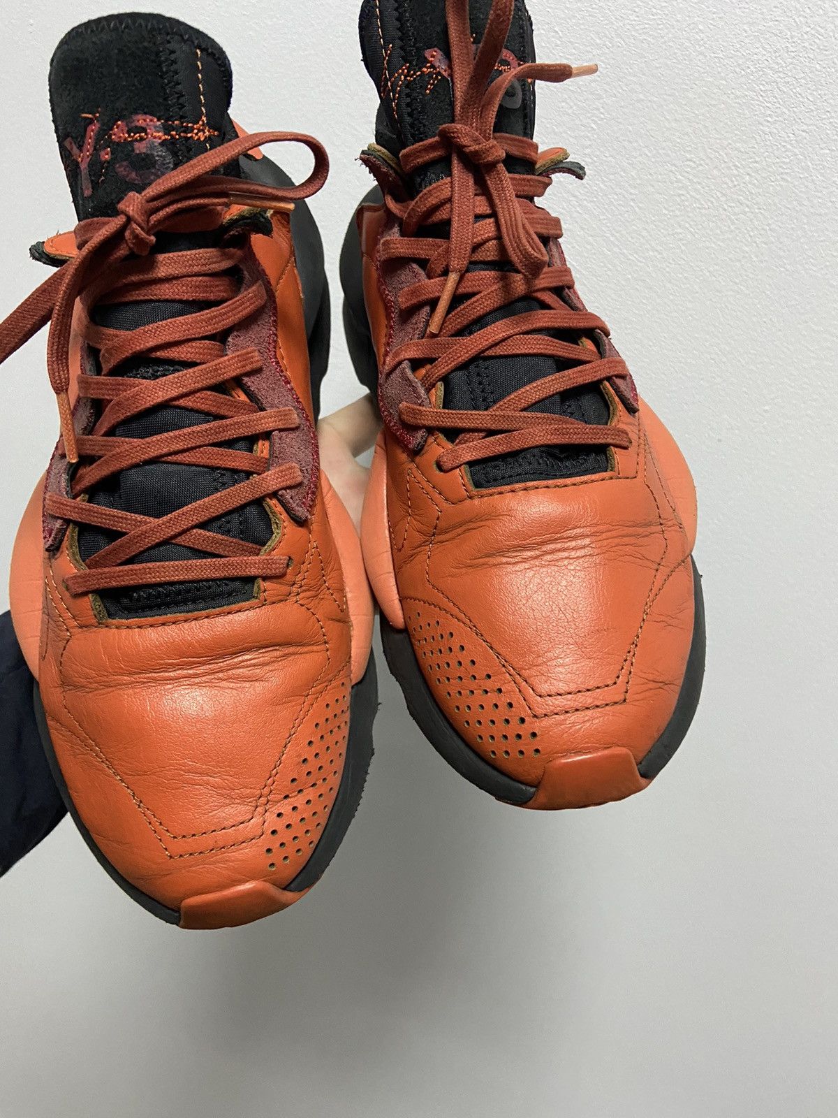 Yohji Yamamoto Yohji Yamamoto 🖤🧡 kaiwa Y 3 Vintage Sneakers Logo Size US 11 / EU 44 - 12 Thumbnail