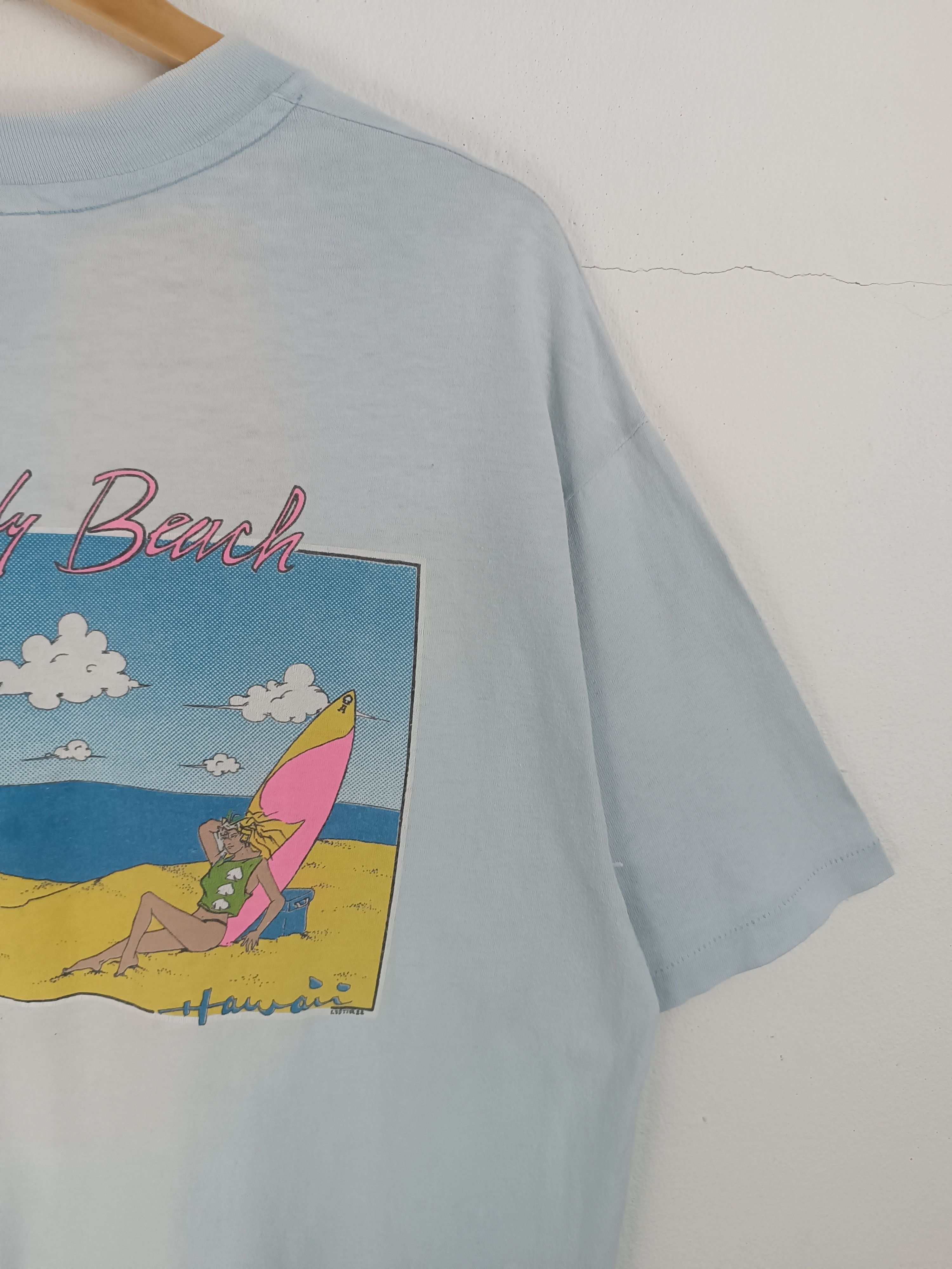 Vintage THRASHED FADED VINTAGE 1988 SANDY BEACH HAWAII RARE SURF Size US L / EU 52-54 / 3 - 15 Thumbnail