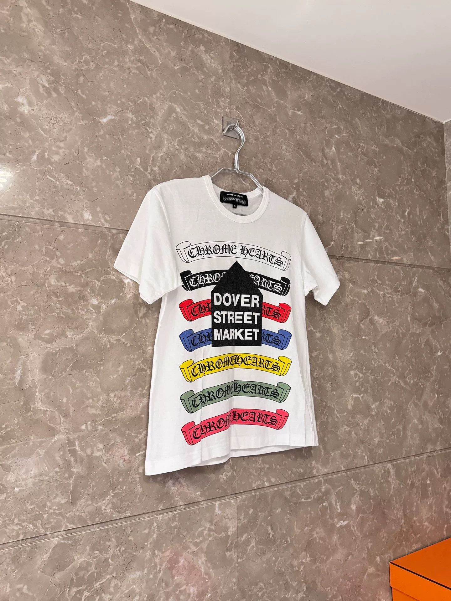Comme des Garcons CDG x DSM x Chrome Hearts Rainbow T-Shirt Size US S / EU 44-46 / 1 - 1 Thumbnail