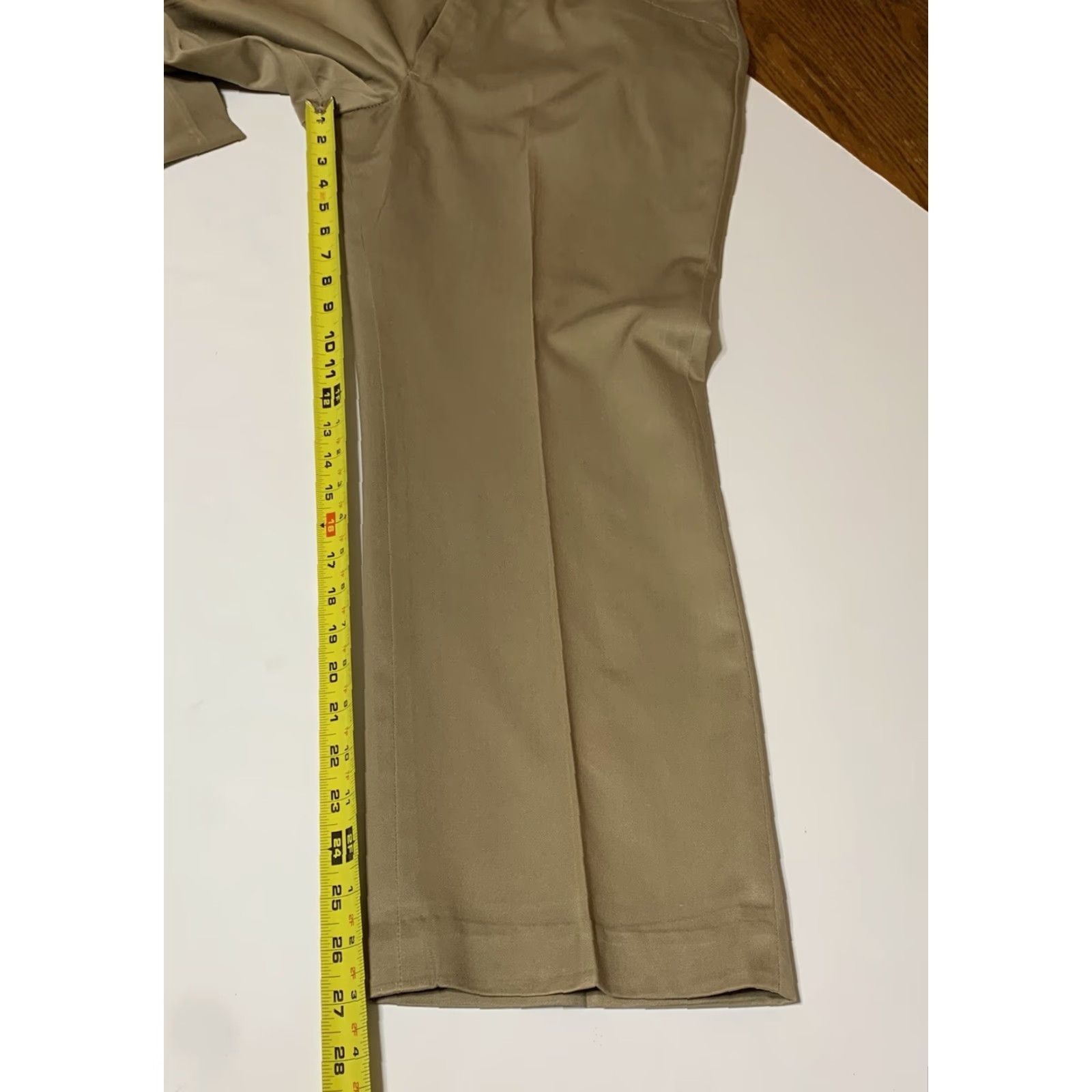 Vintage VINTAGE DEE CEE Pants Ranch Wear Dress Pants 38x27 USA MADE Tan Mens Regular Front Flat Front Pockets Pearl Snap Size US 38 / EU 54 - 5 Thumbnail