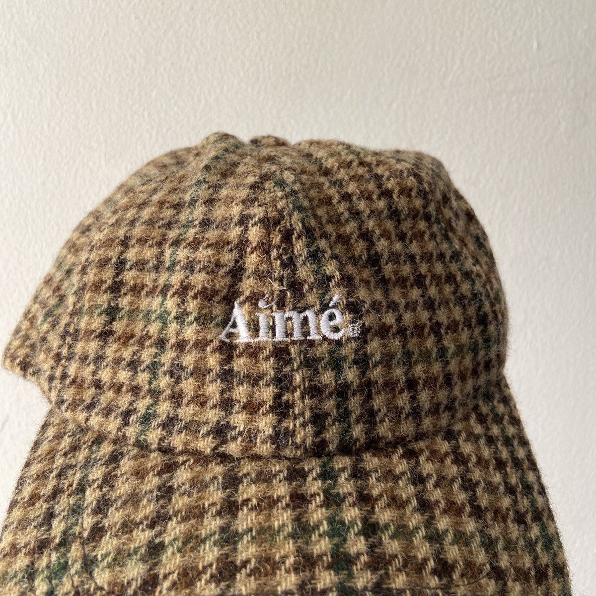 Aime Leon Dore Aime Leon Dore Brown Houndstooth Wool Logo Hat Size ONE SIZE - 2 Thumbnail